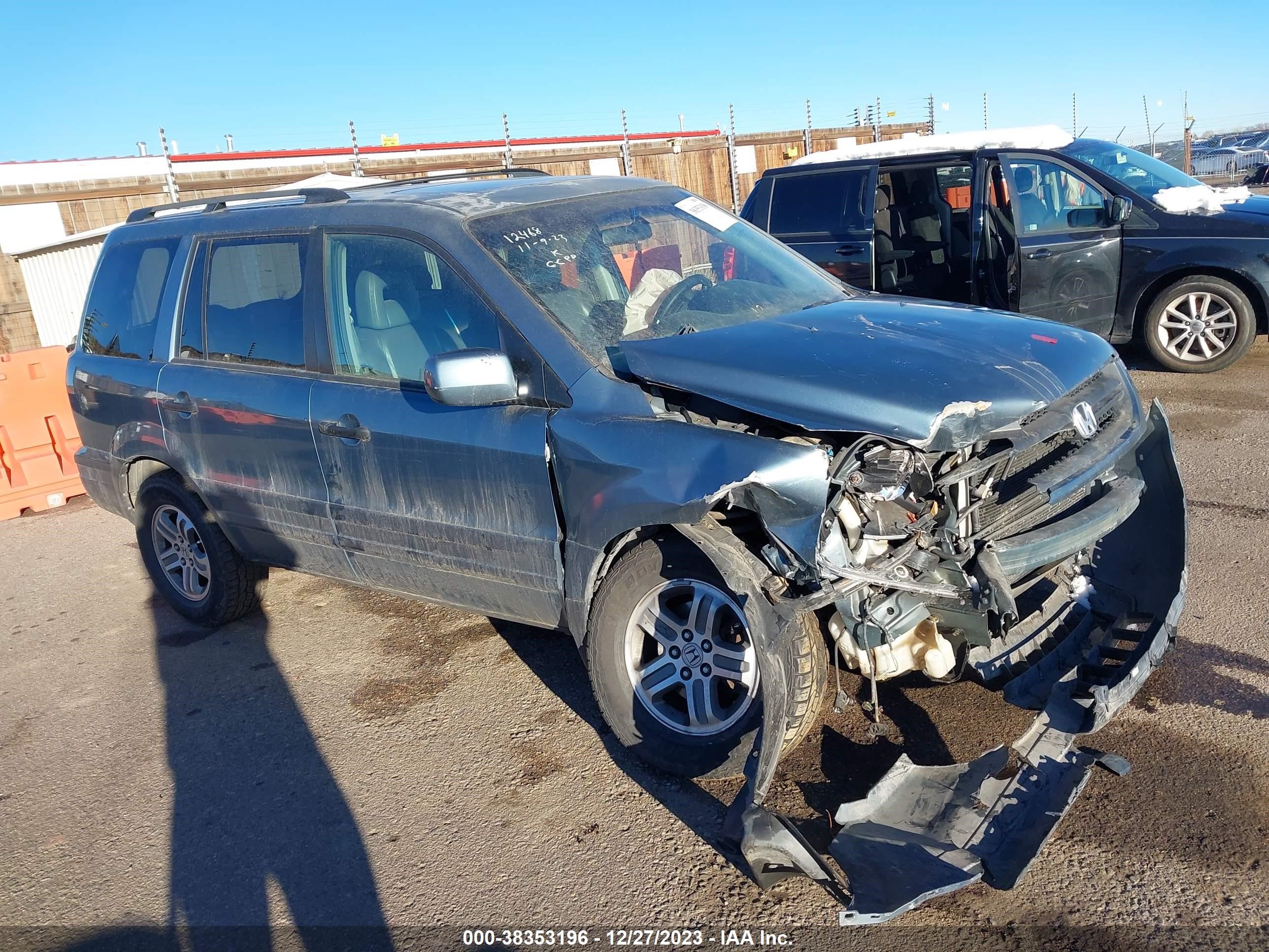 honda pilot 2005 2hkyf18635h508313