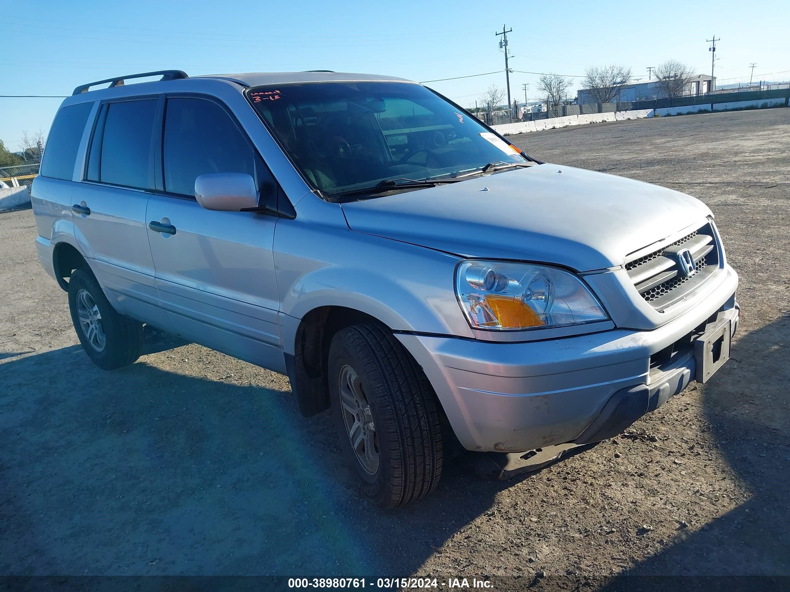 honda pilot 2003 2hkyf18643h606697