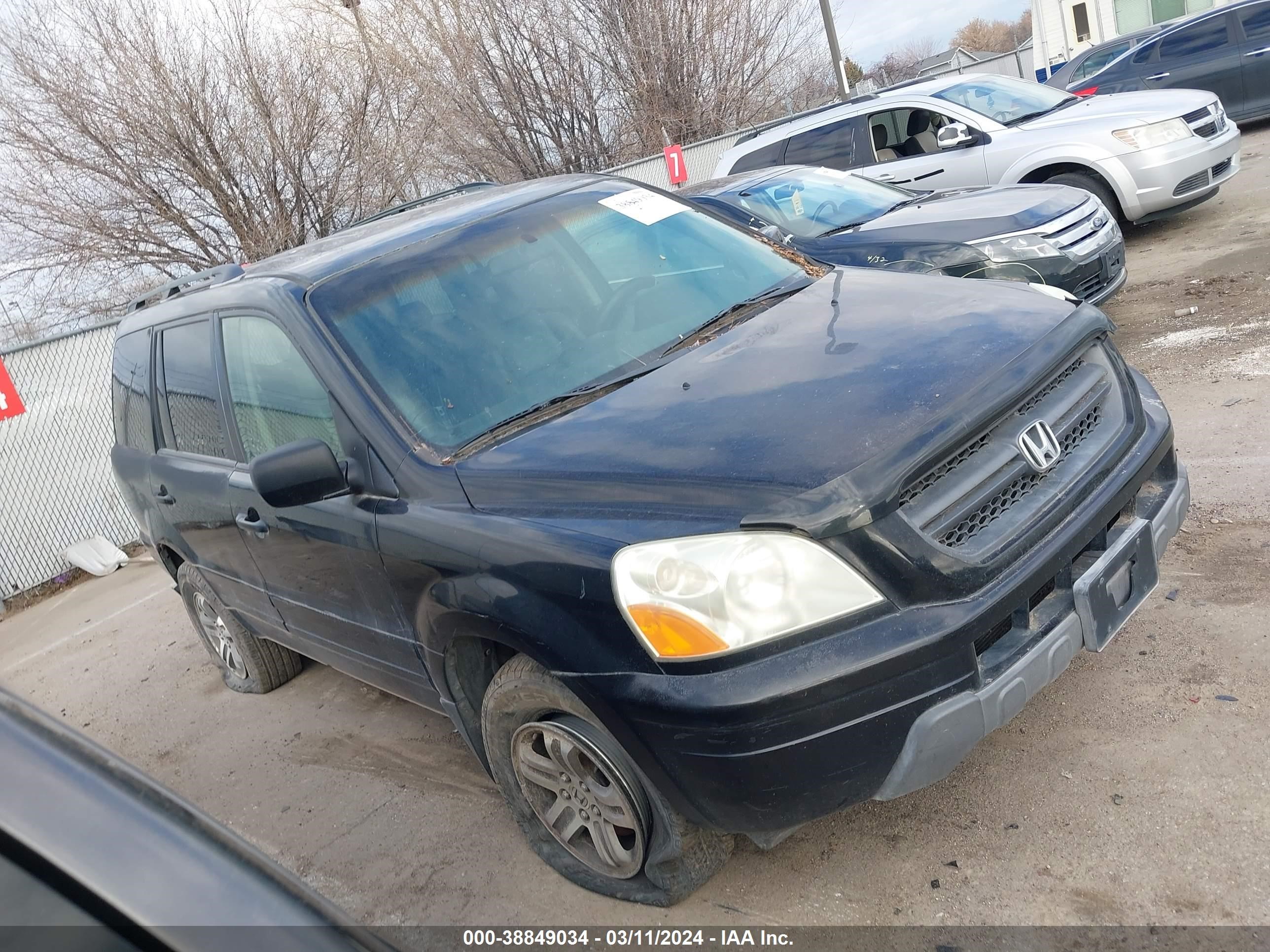 honda pilot 2003 2hkyf18643h619028