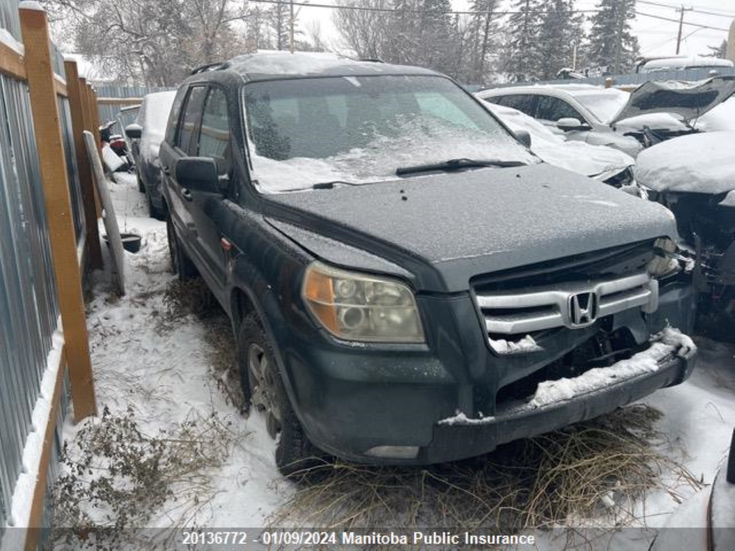 honda pilot 2006 2hkyf18666h501986