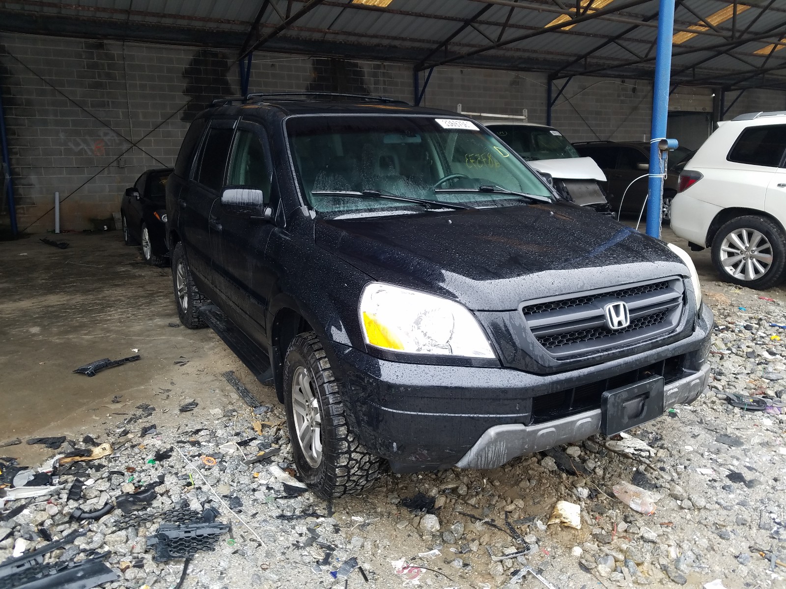 honda pilot exl 2004 2hkyf18674h549994