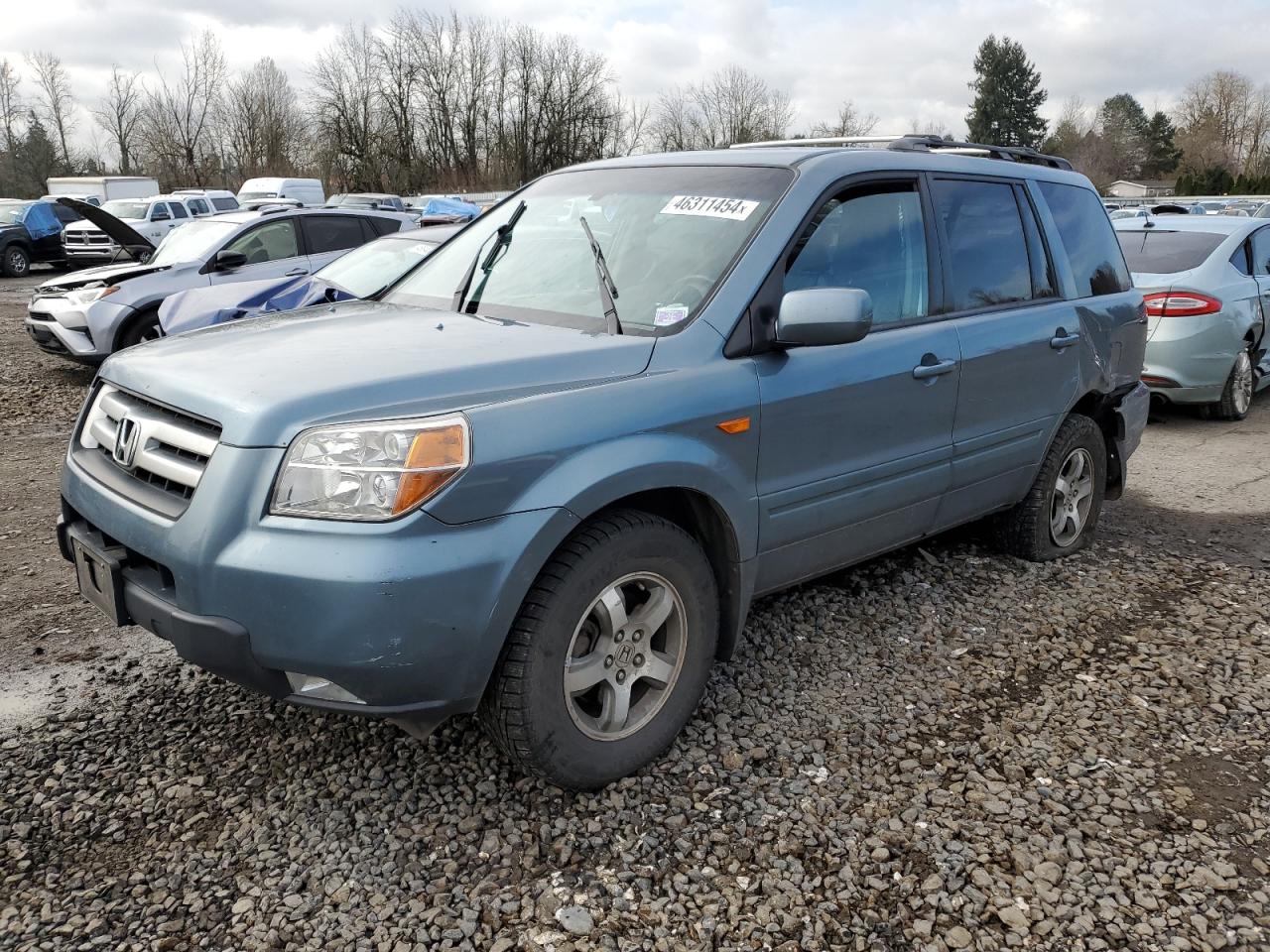 honda pilot 2007 2hkyf18677h512836