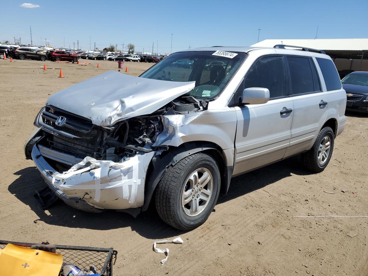 honda pilot 2005 2hkyf18695h519011