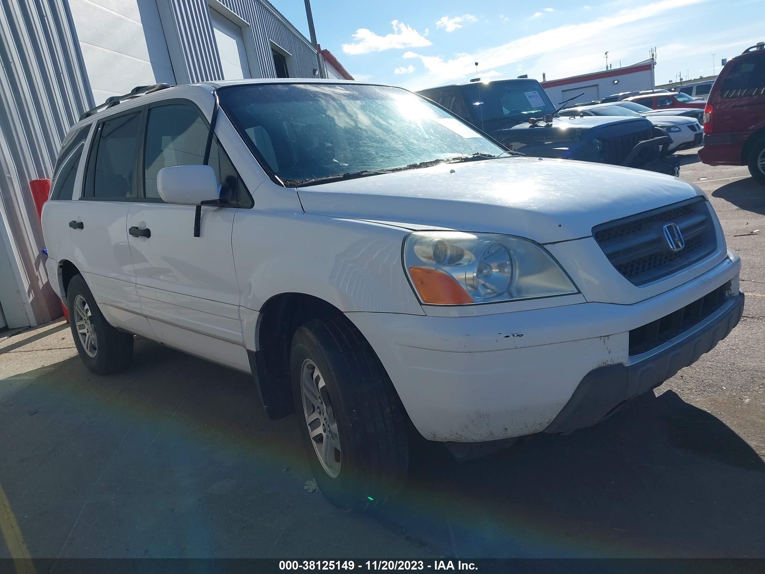 honda pilot 2004 2hkyf186x4h615423