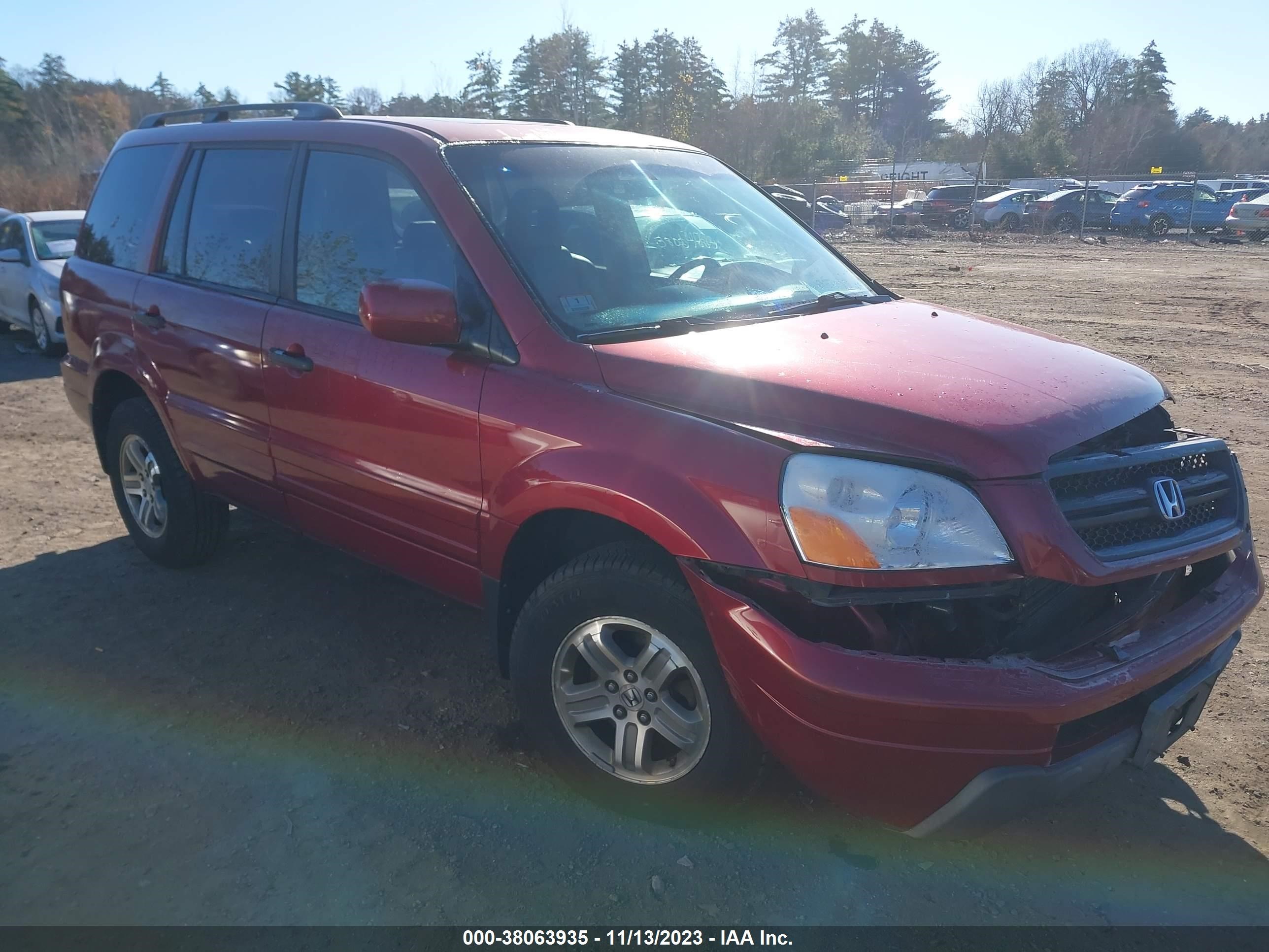 honda pilot 2005 2hkyf186x5h506252