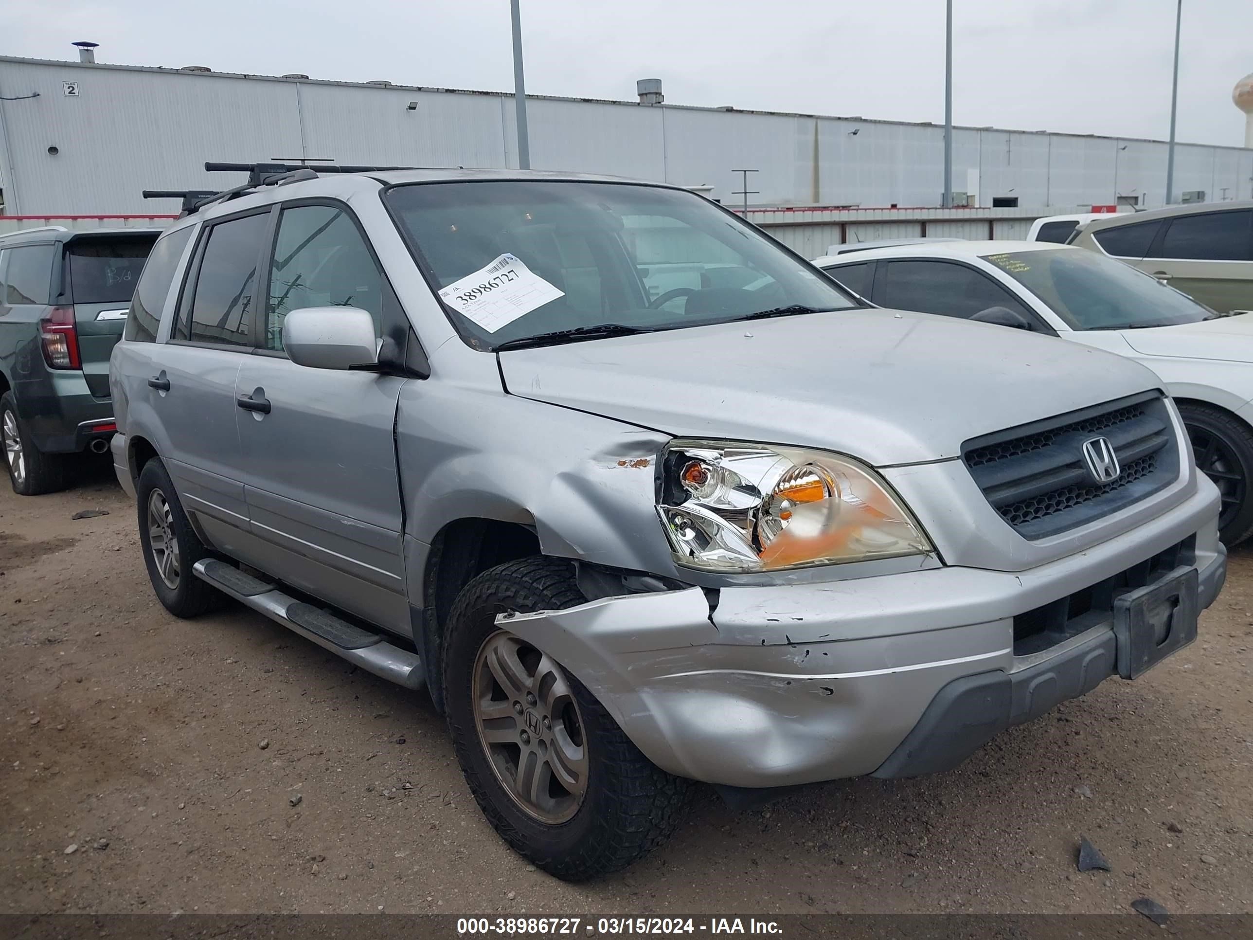 honda pilot 2005 2hkyf18705h561561