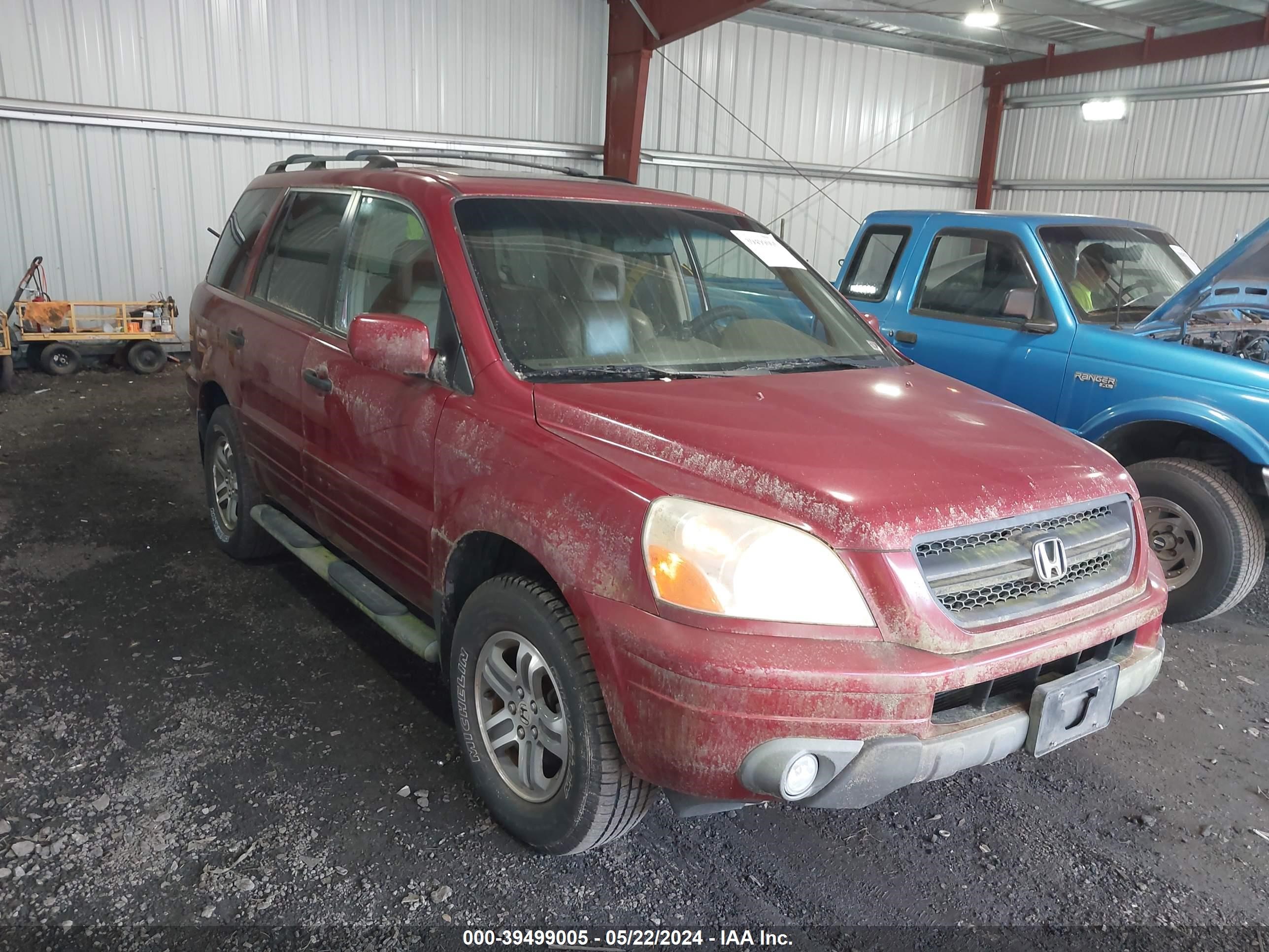 honda pilot 2004 2hkyf18724h544467