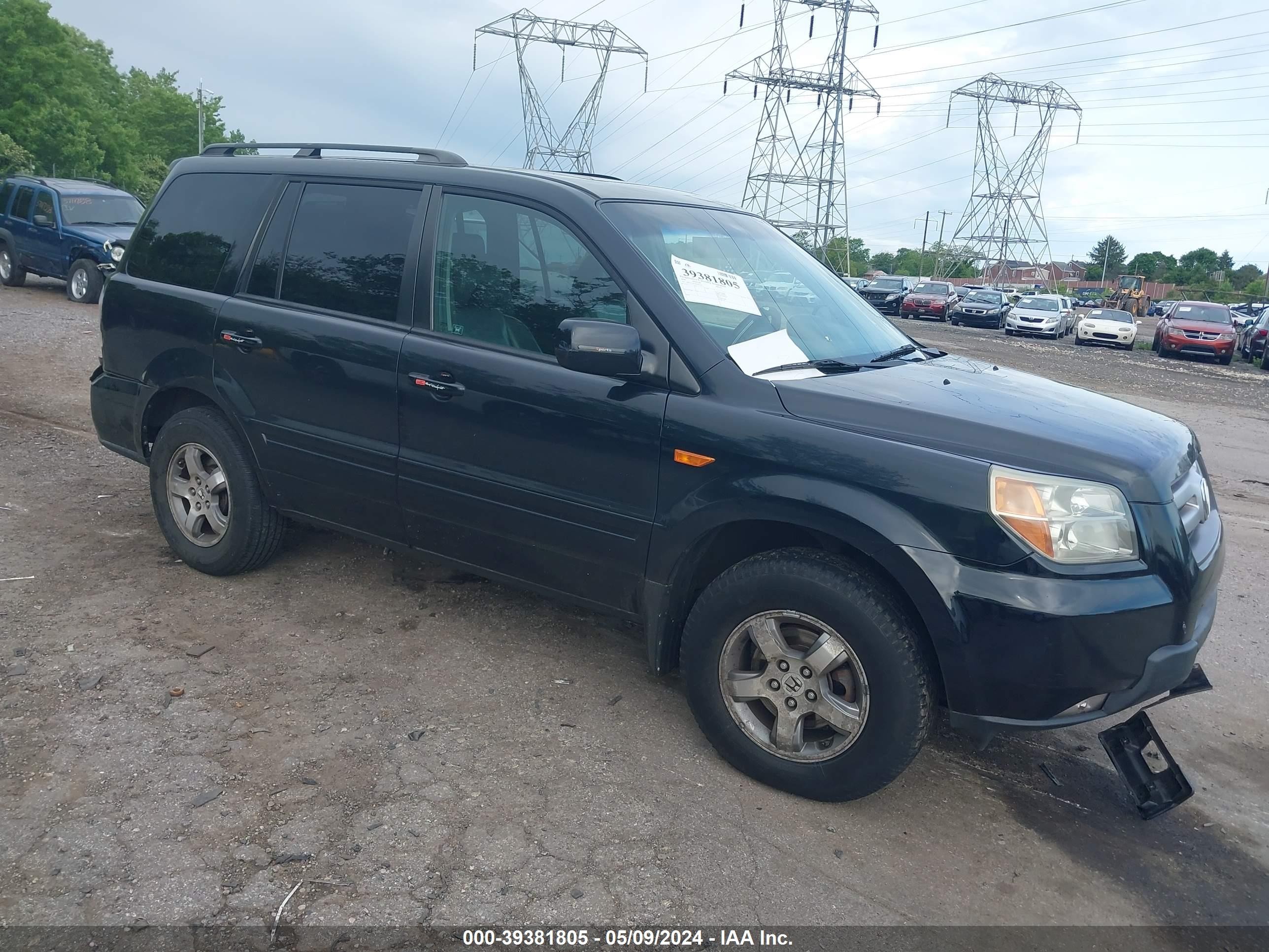 honda pilot 2006 2hkyf18726h522181