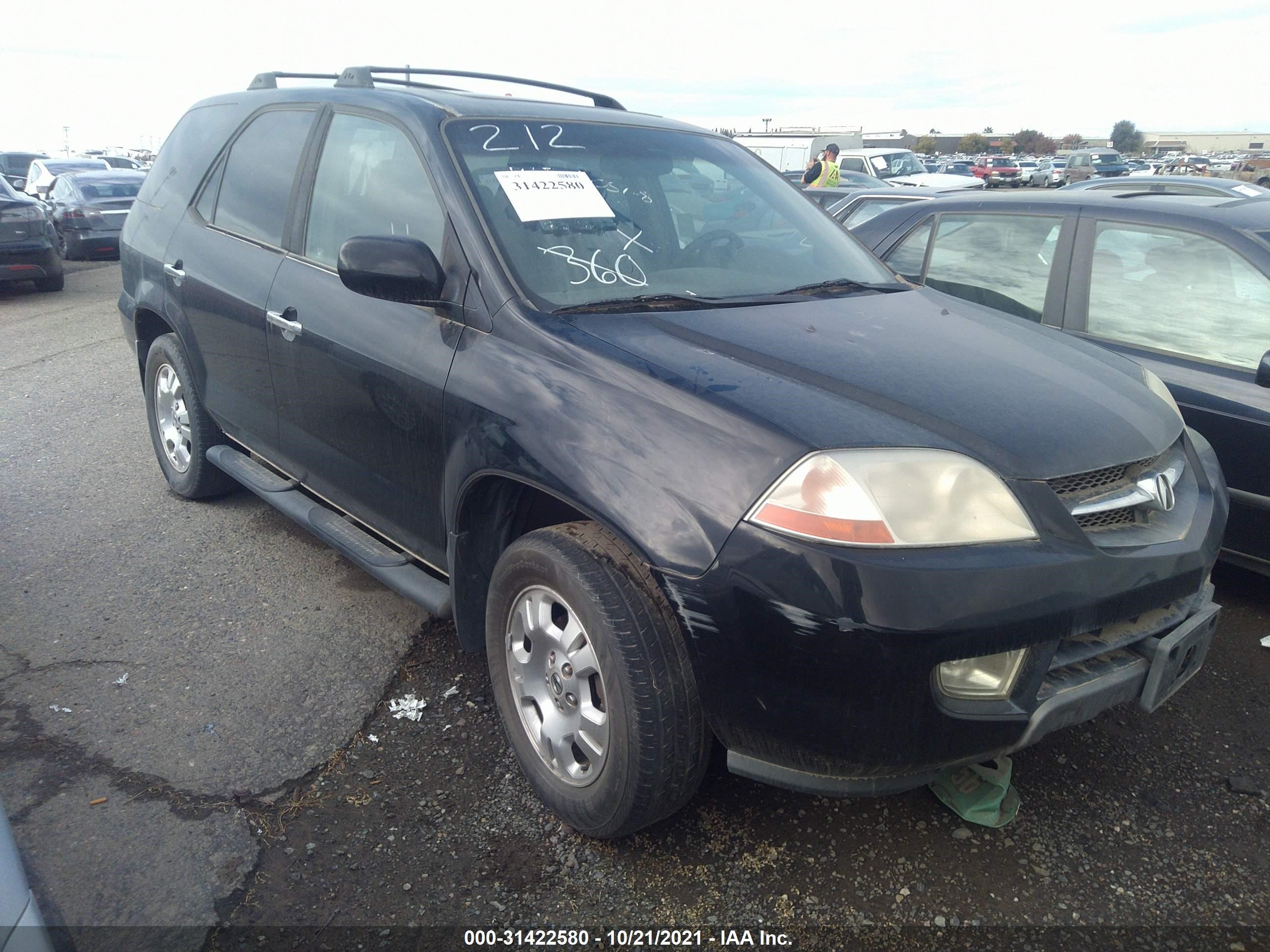 acura mdx 2001 2hnyd18211h513204