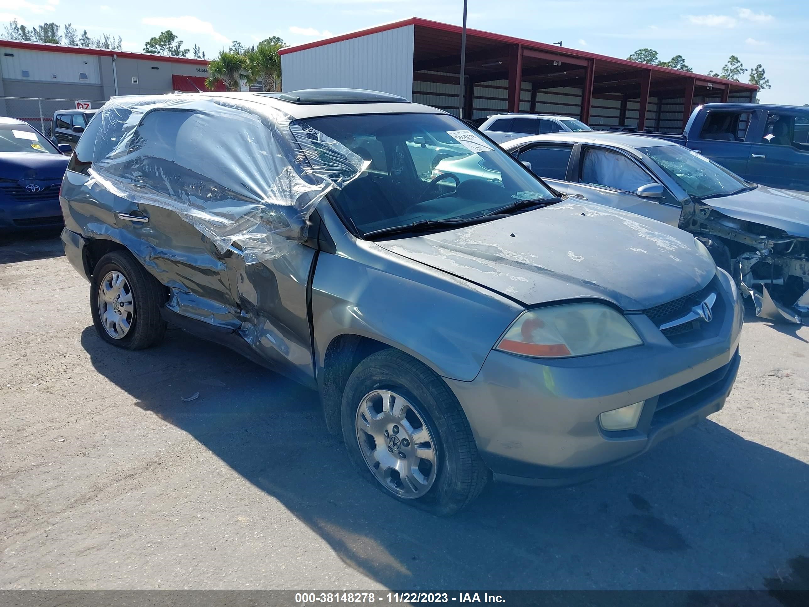 acura mdx 2001 2hnyd18211h538989