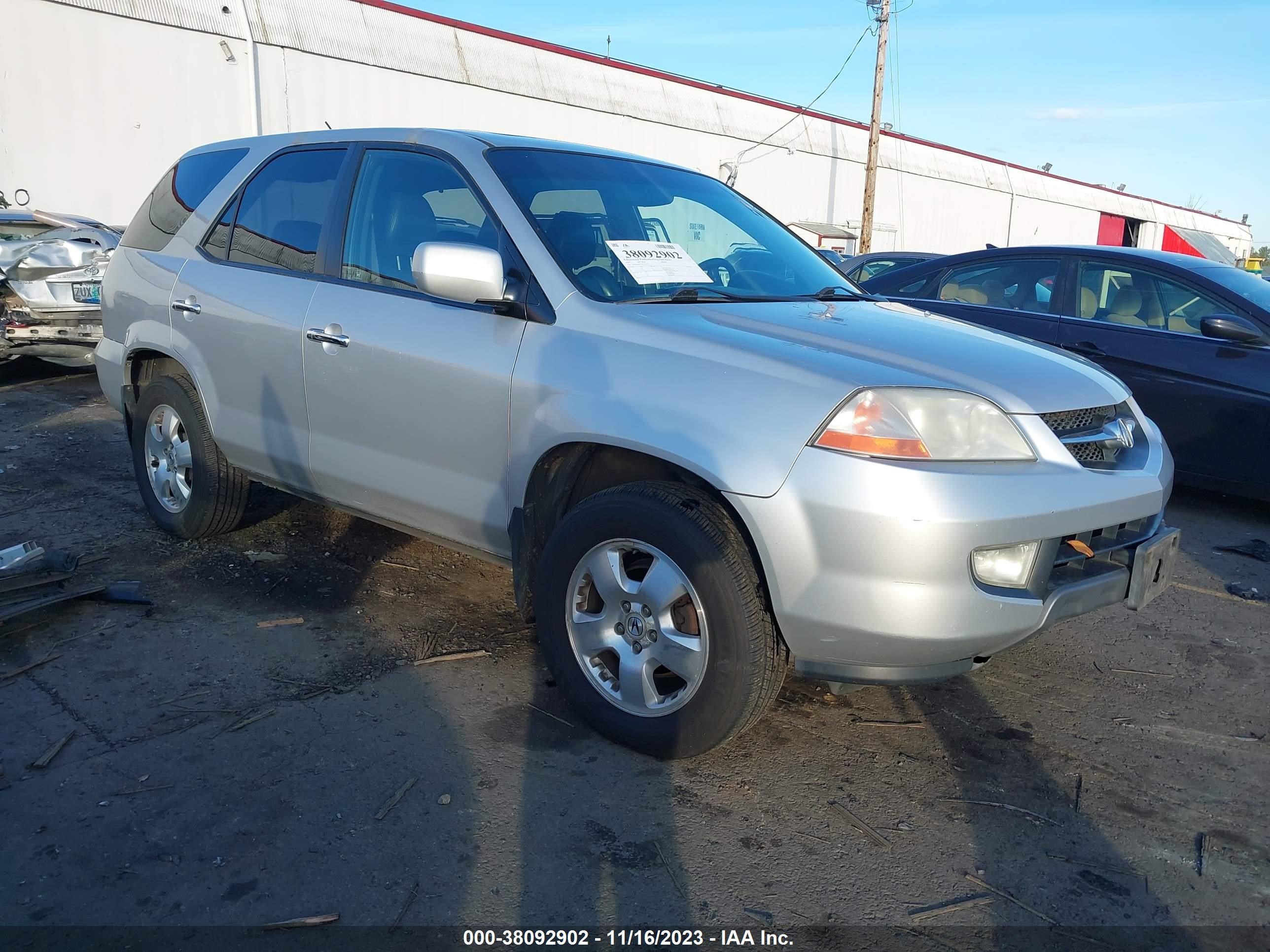 acura mdx 2003 2hnyd18223h550250