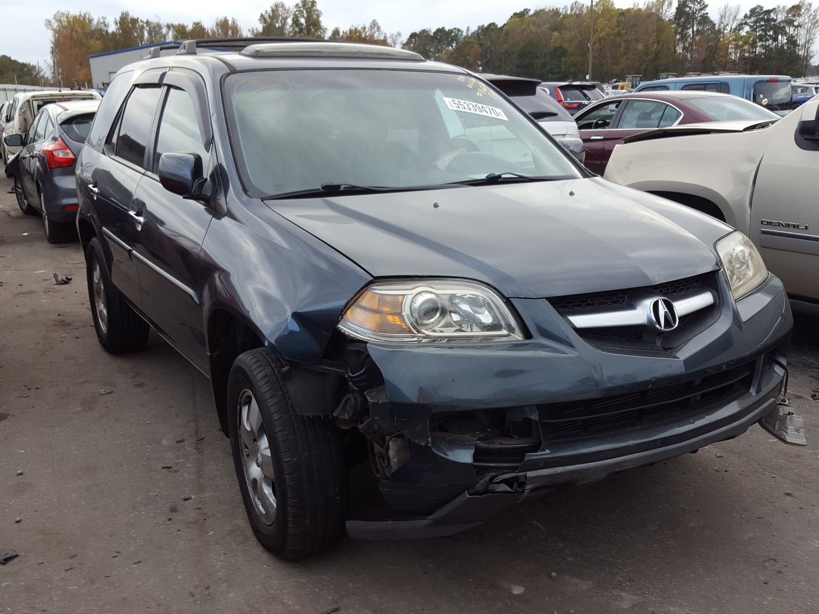 acura mdx 2005 2hnyd18225h507501