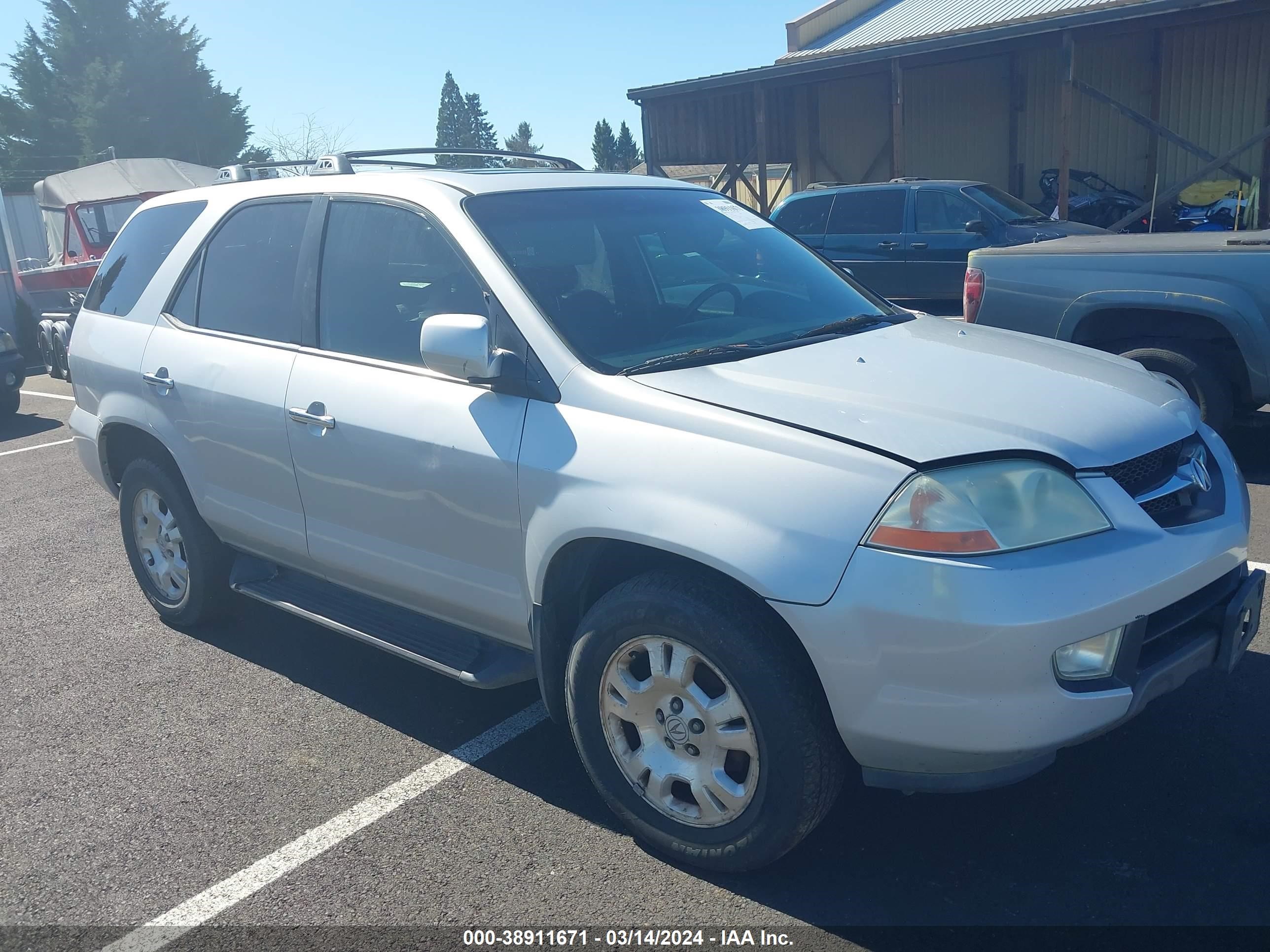 acura mdx 2002 2hnyd18232h508779