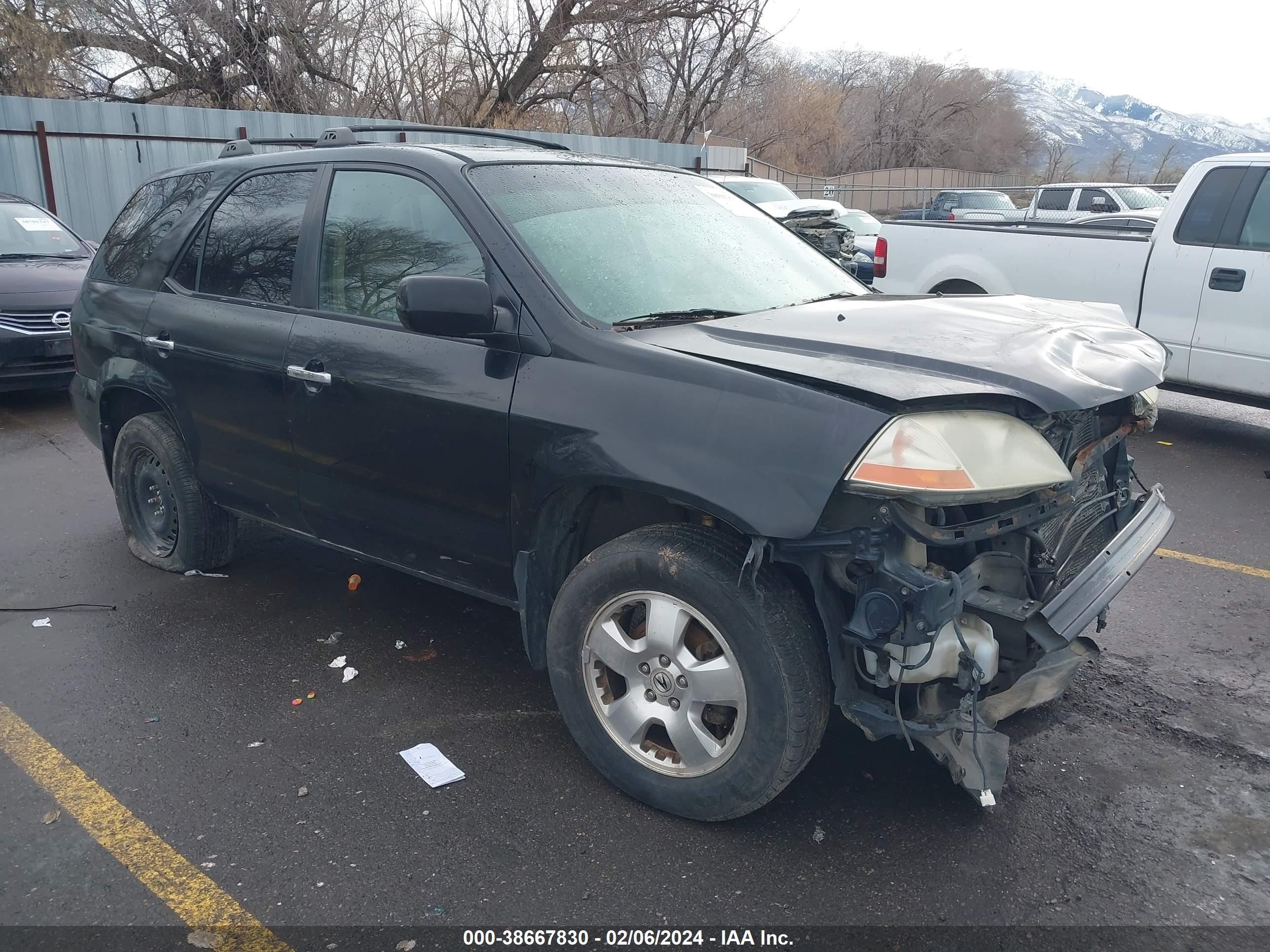 acura mdx 2003 2hnyd18253h505058