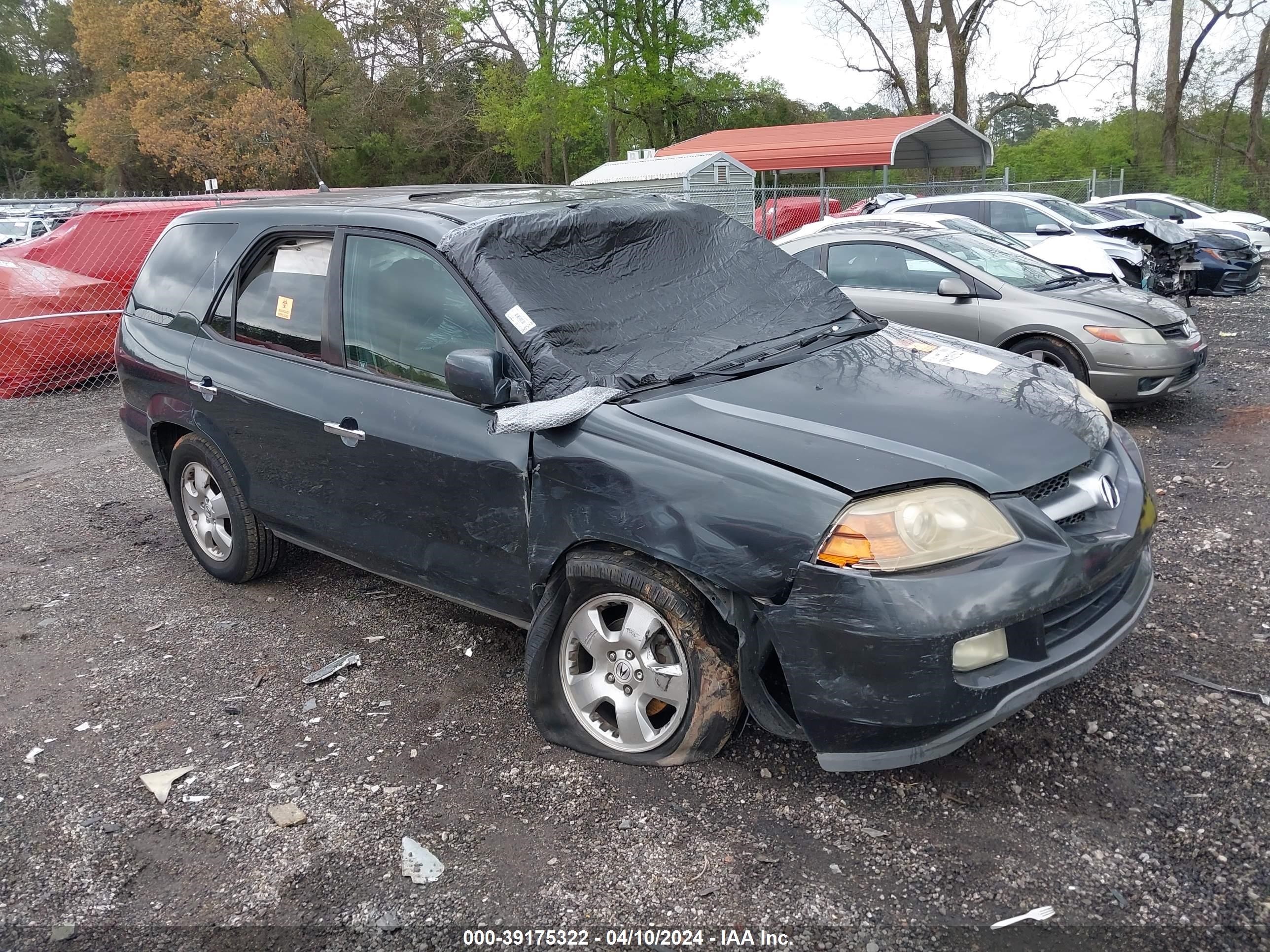 acura mdx 2004 2hnyd18264h513333