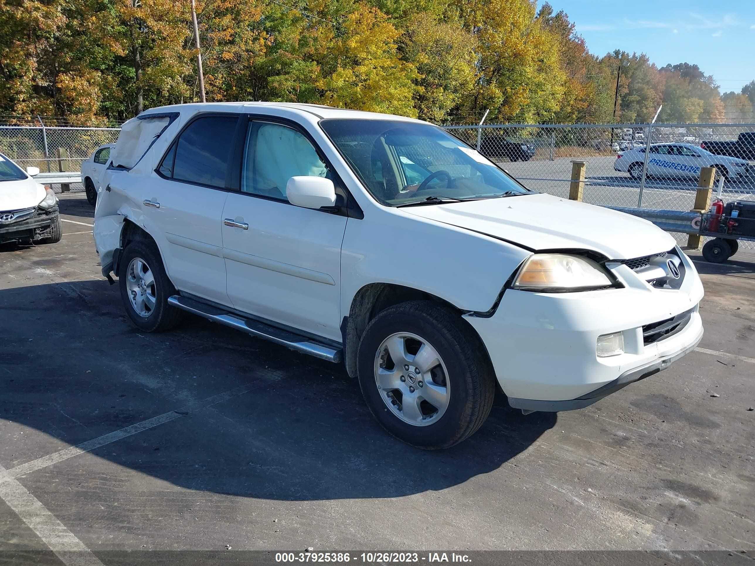 acura mdx 2005 2hnyd18265h521384