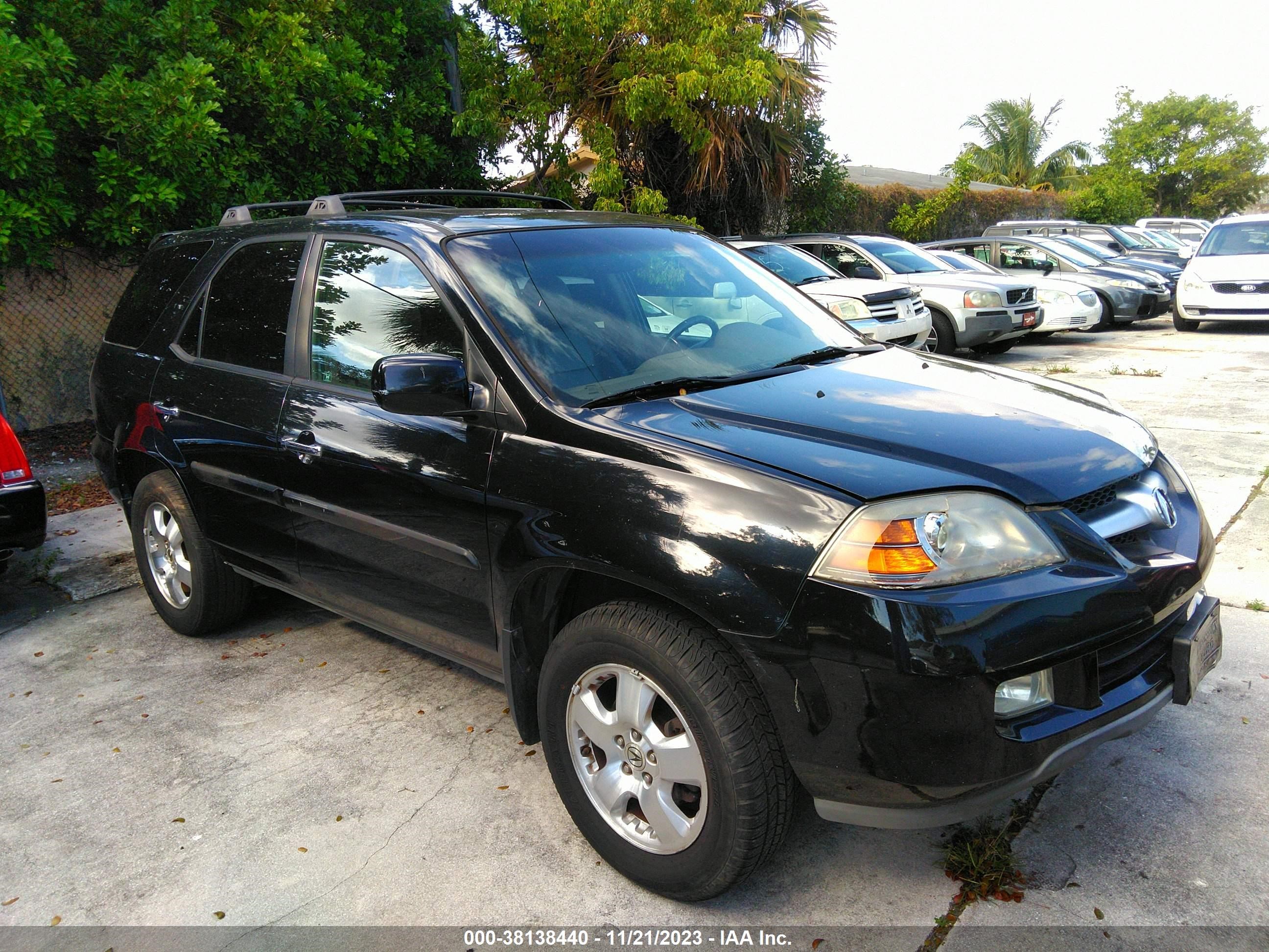 acura mdx 2006 2hnyd18266h537117