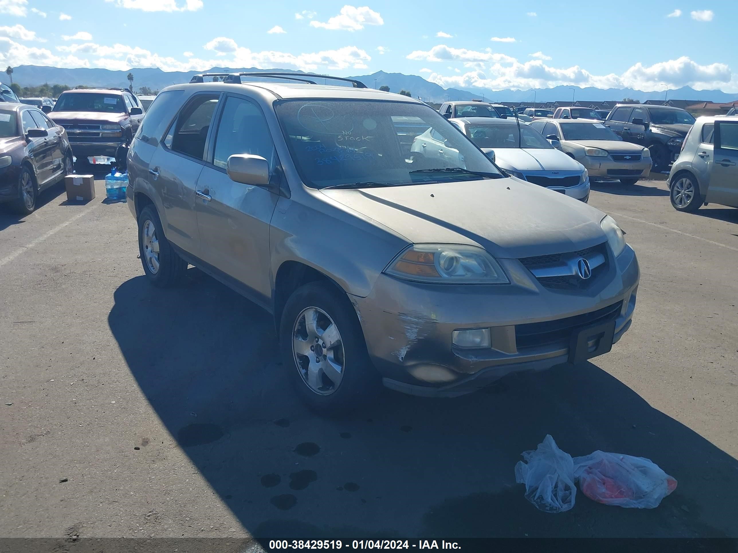 acura mdx 2004 2hnyd18284h538587