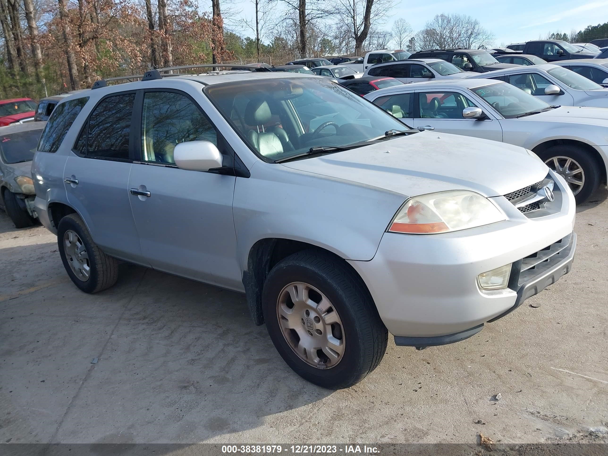 acura mdx 2001 2hnyd18291h530784