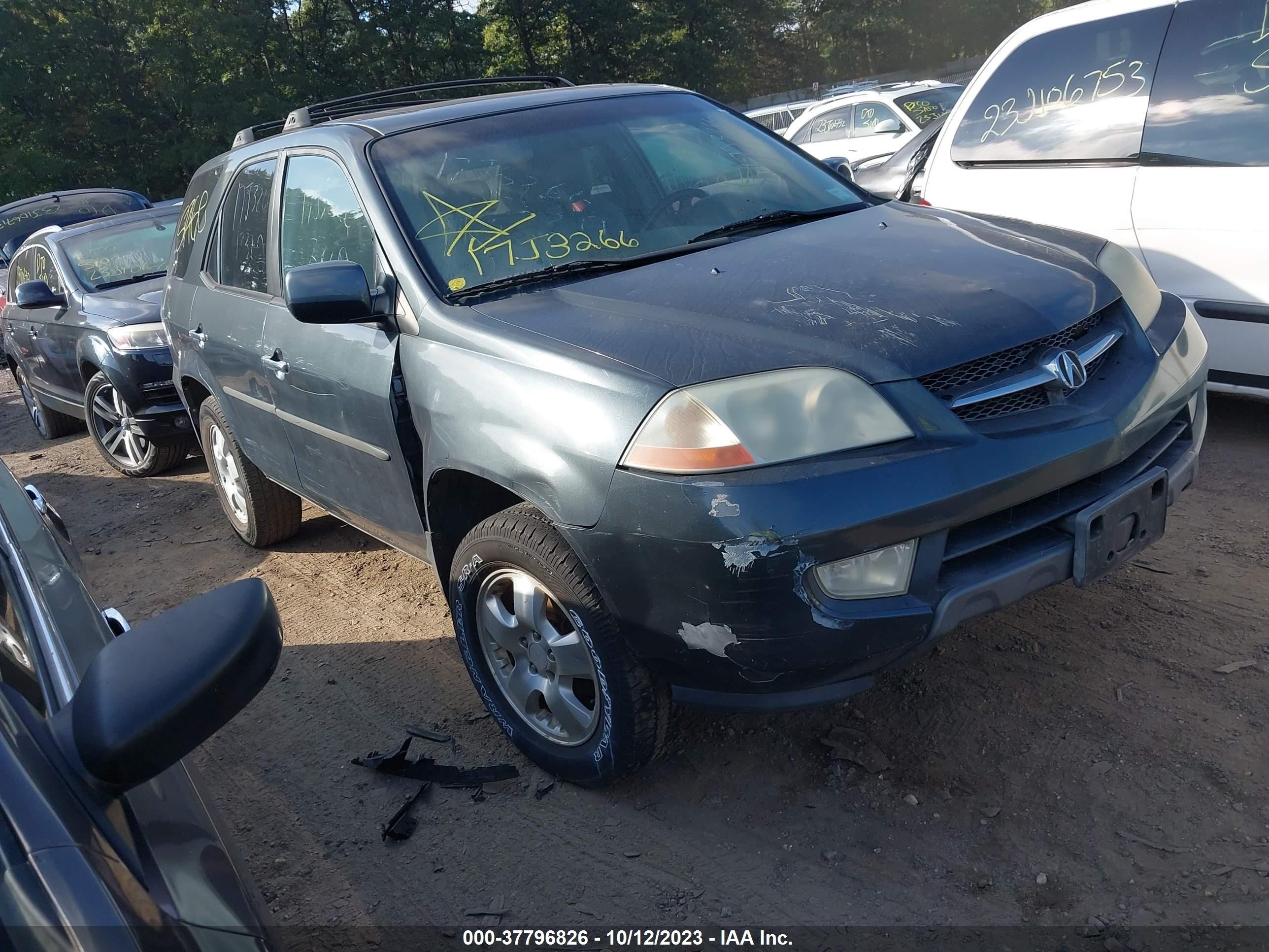 acura mdx 2003 2hnyd18293h519741