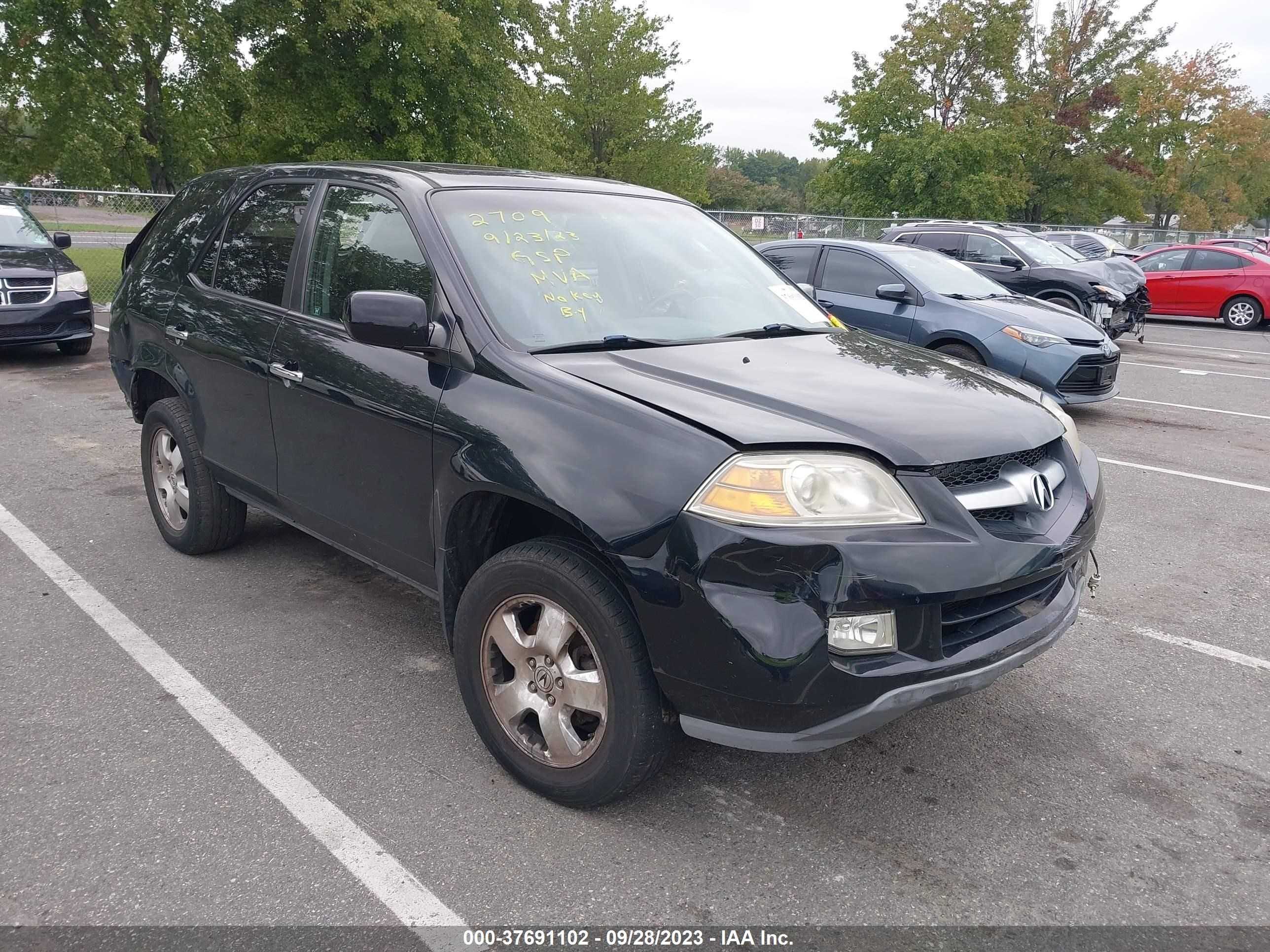 acura mdx 2006 2hnyd182x6h502709