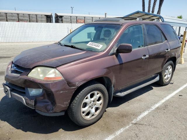 acura mdx 2001 2hnyd18601h518817