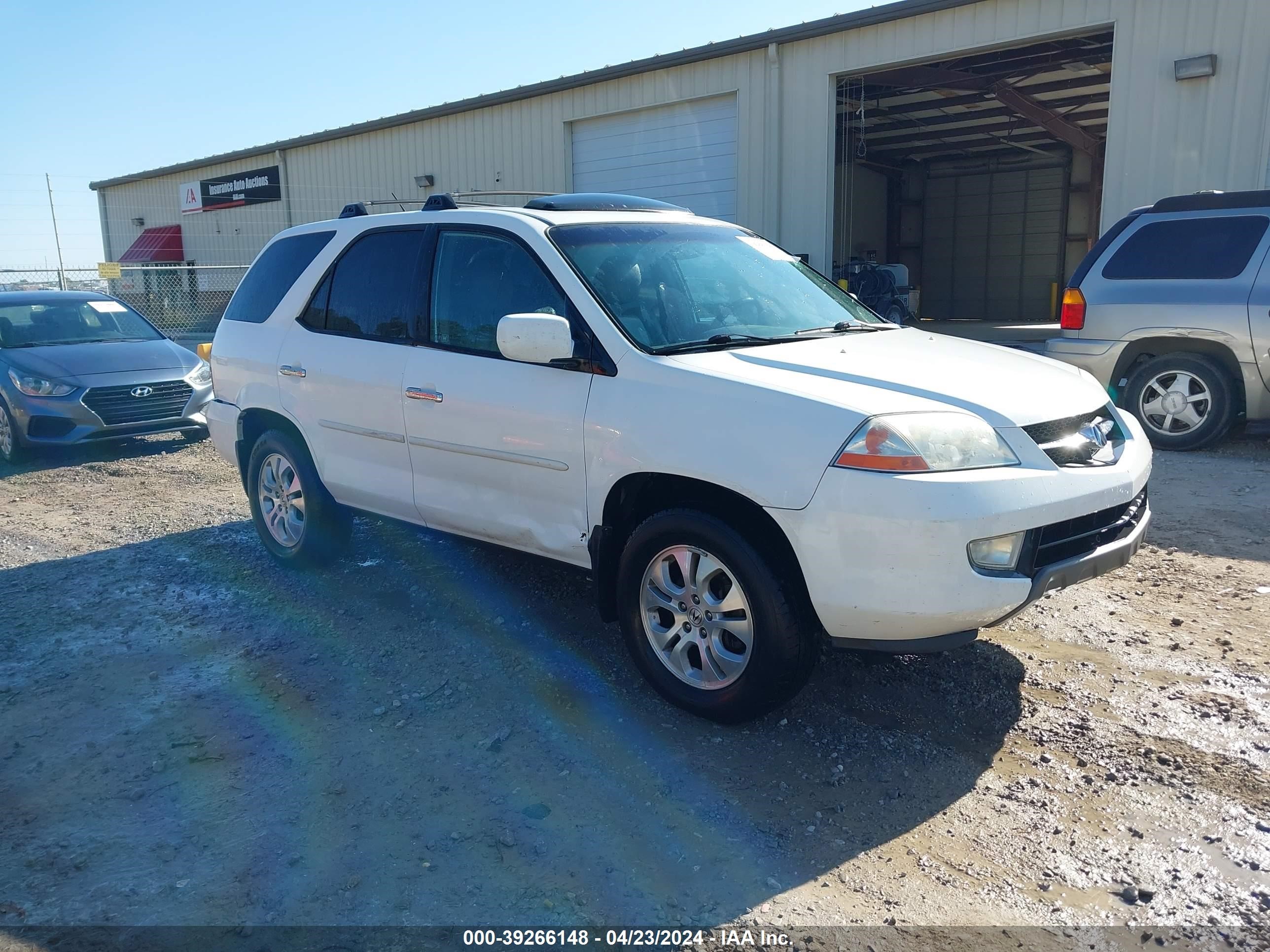 acura mdx 2003 2hnyd18603h508596