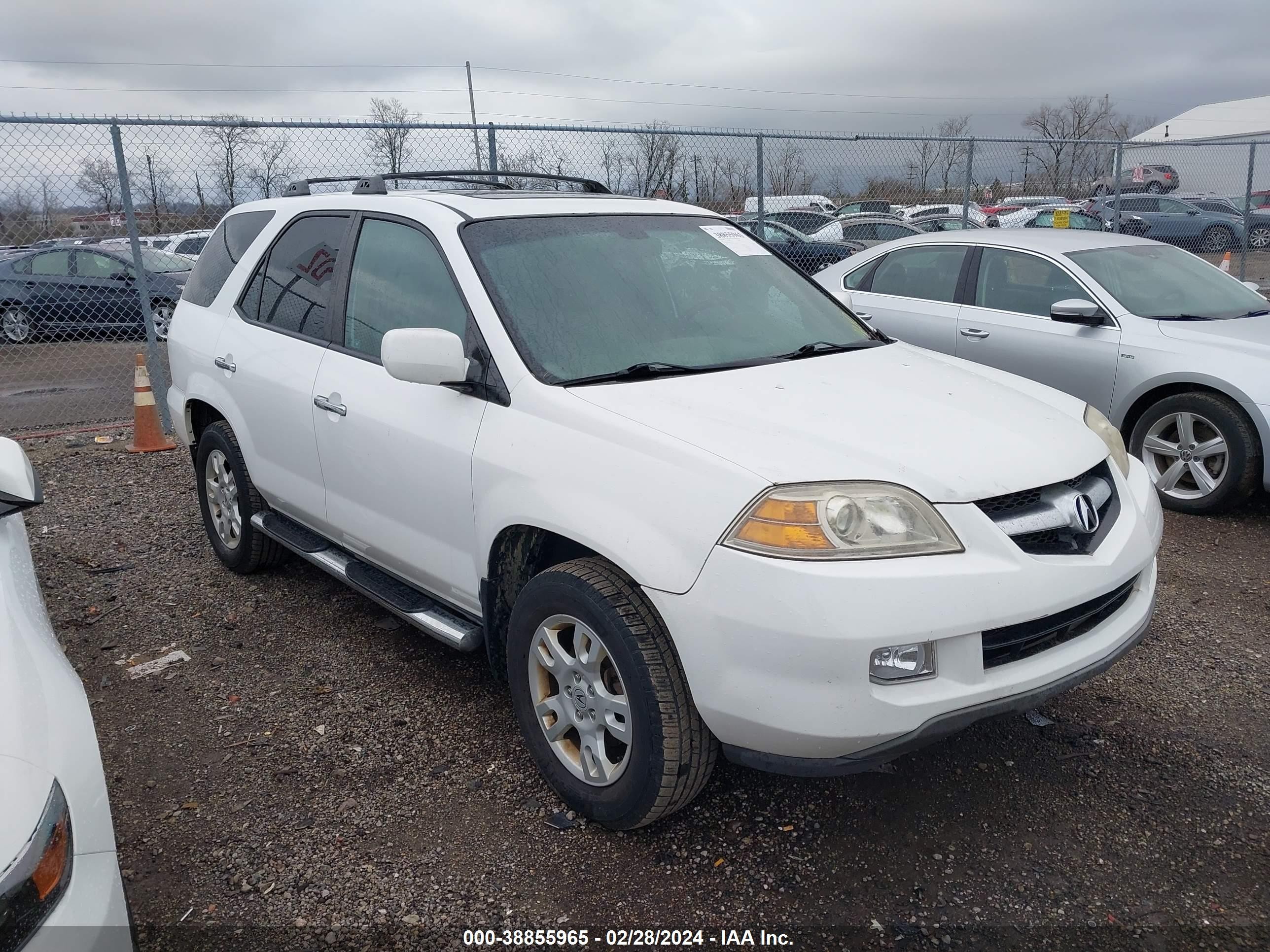 acura mdx 2005 2hnyd18605h550169