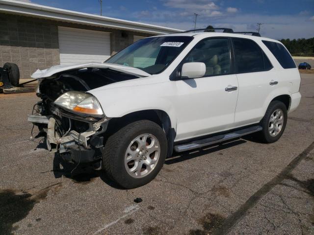 acura mdx 2002 2hnyd18612h527334