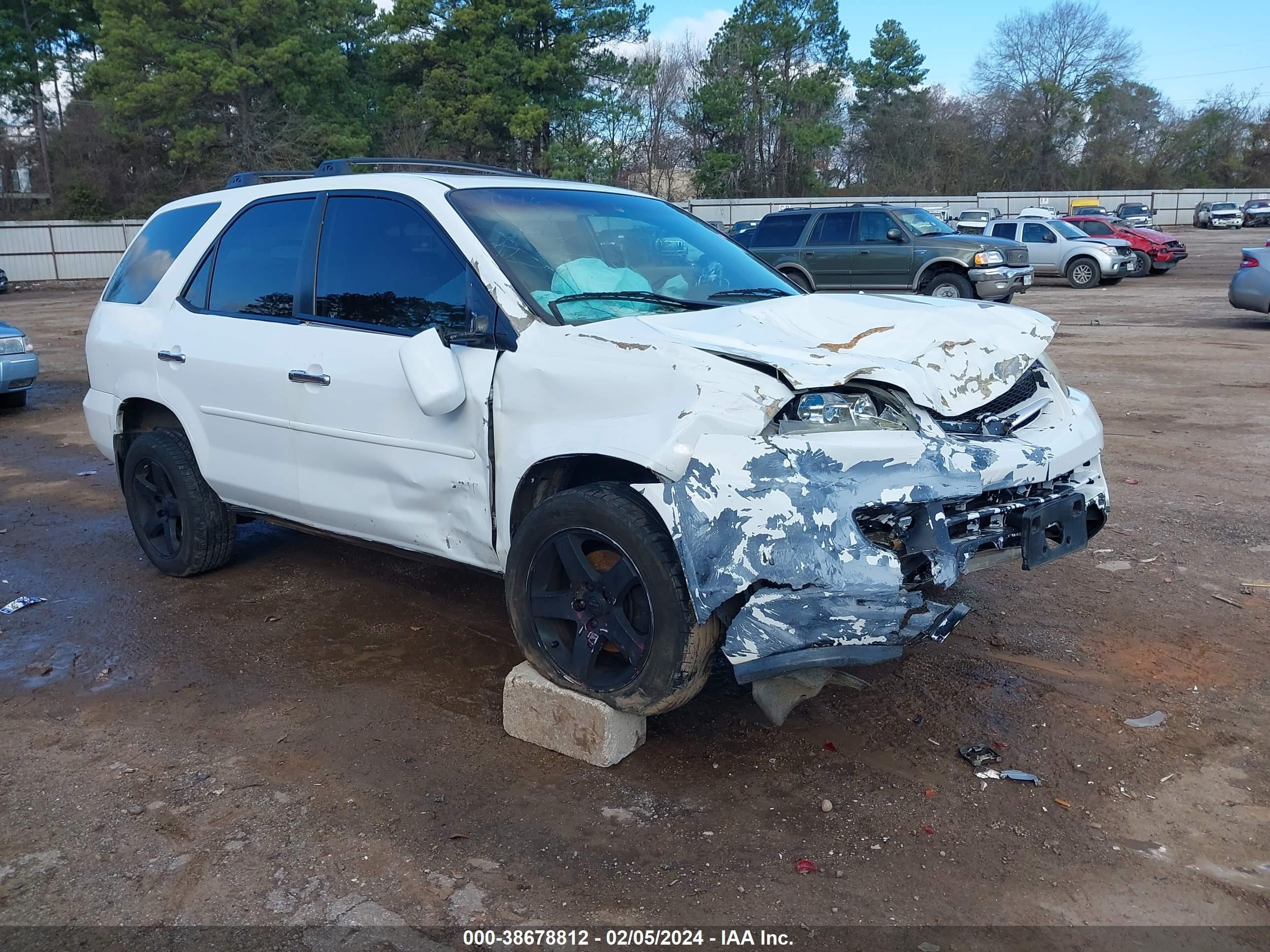 acura mdx 2002 2hnyd18612h530945