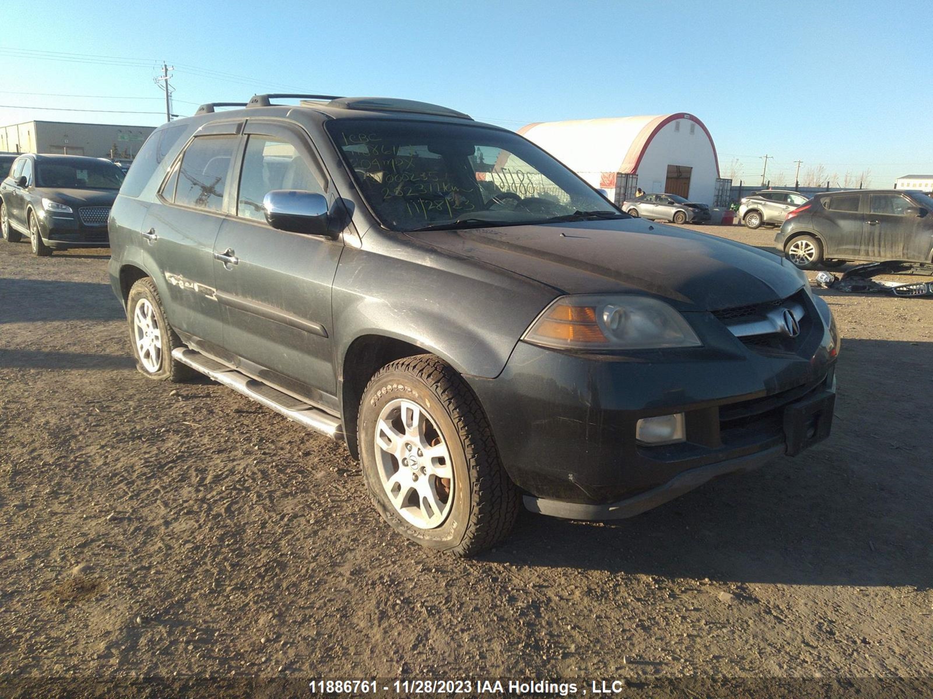 acura mdx 2004 2hnyd18614h000235