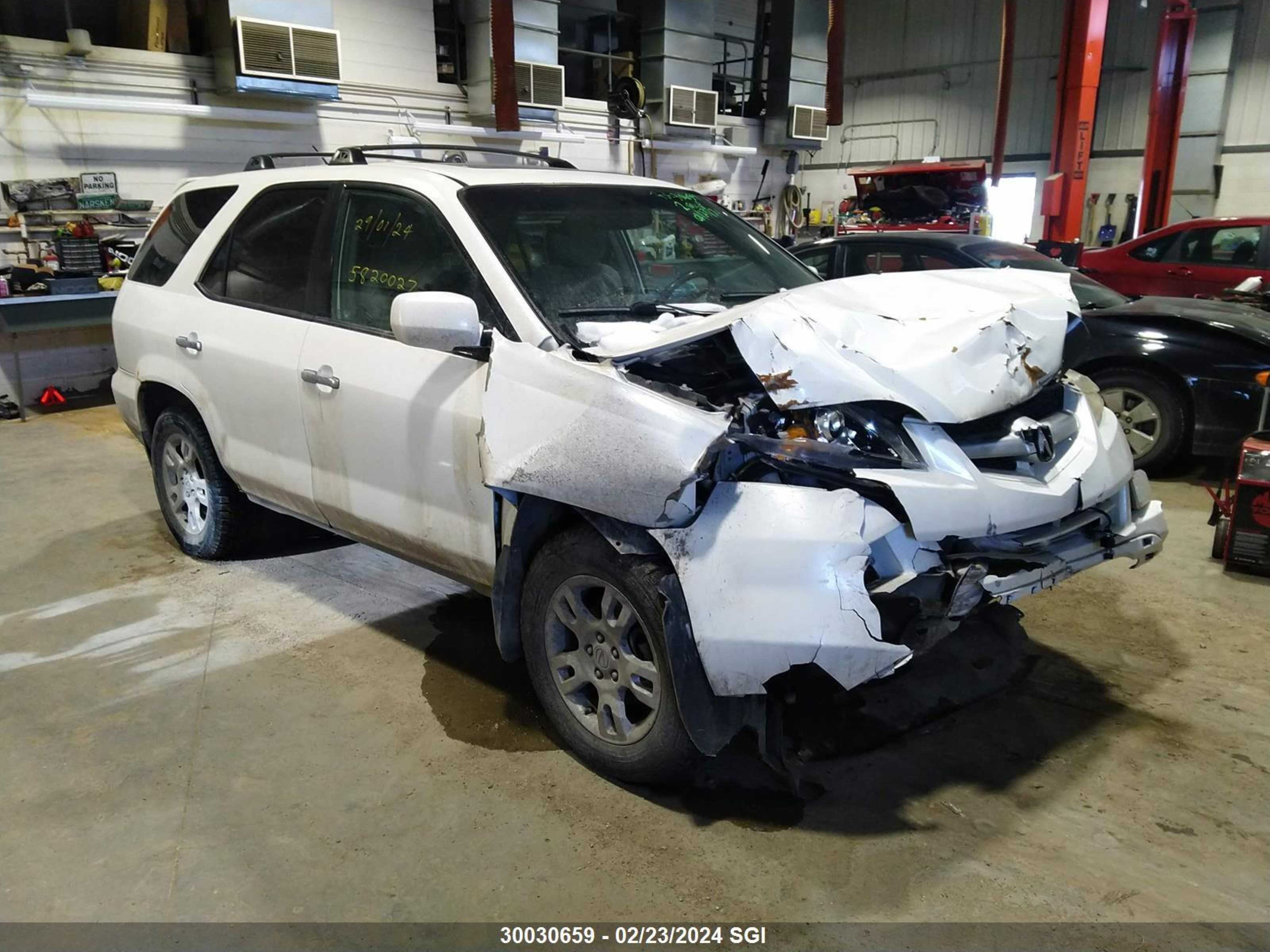 acura mdx 2004 2hnyd18614h000591