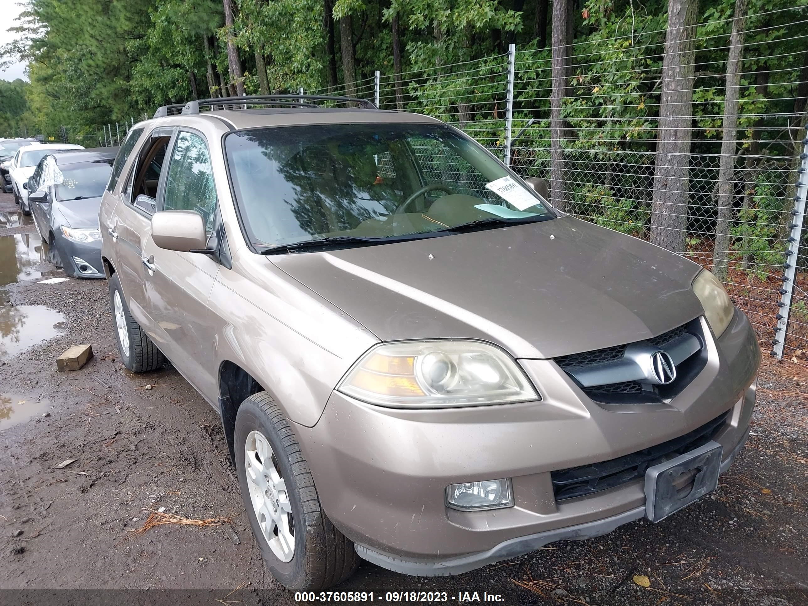 acura mdx 2004 2hnyd18614h538000