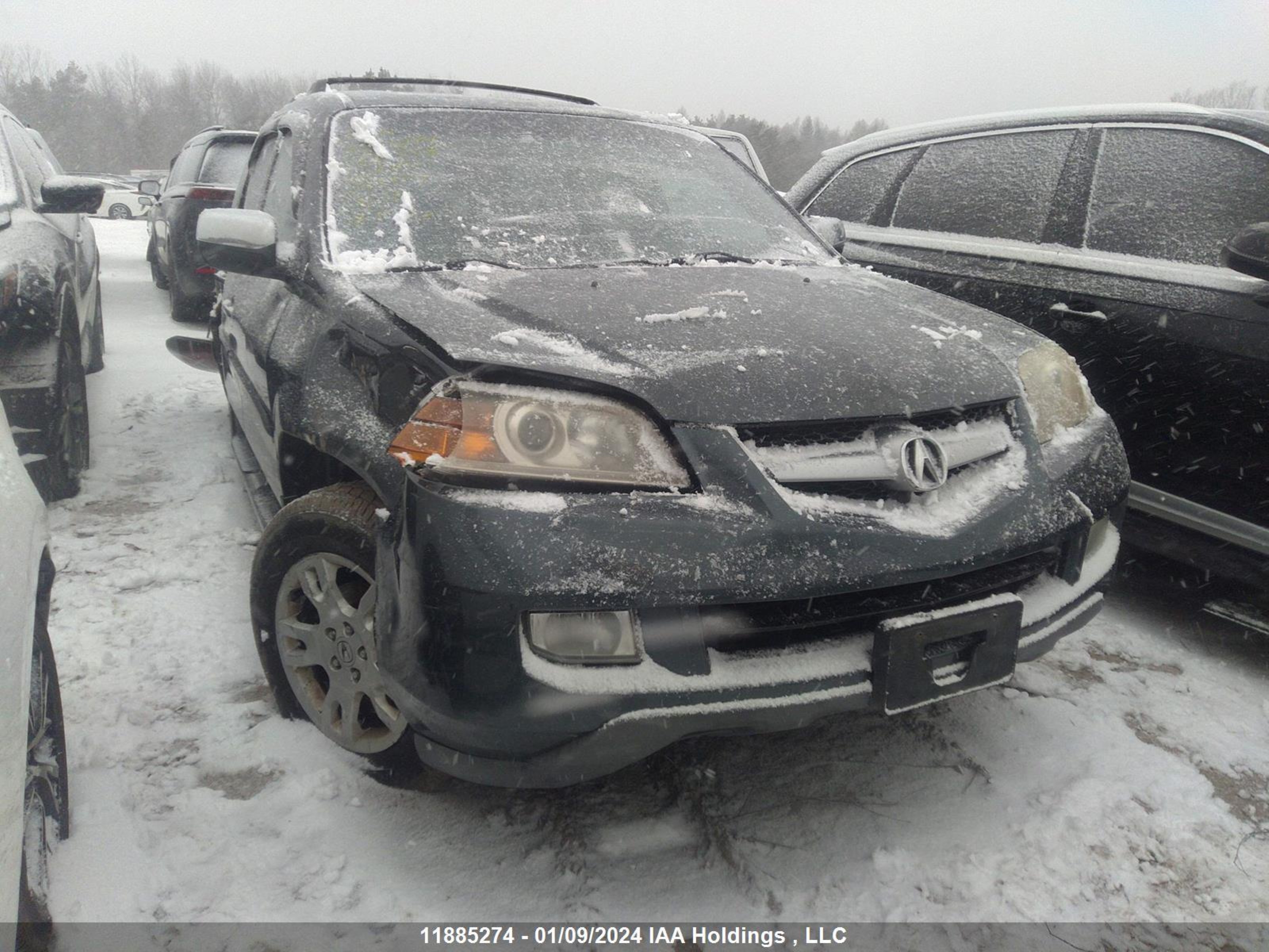 acura mdx 2006 2hnyd18616h002358