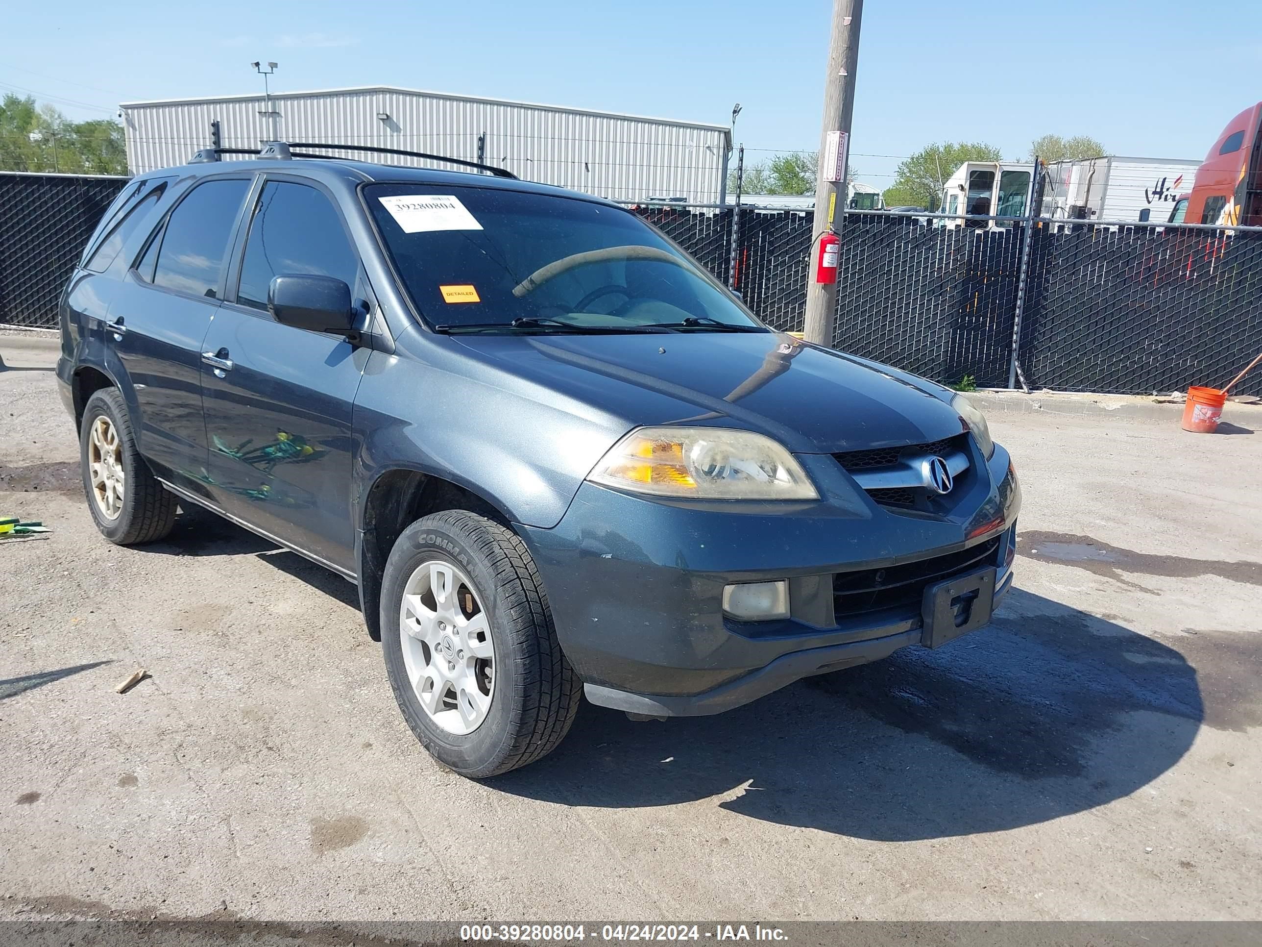 acura mdx 2006 2hnyd18616h518929