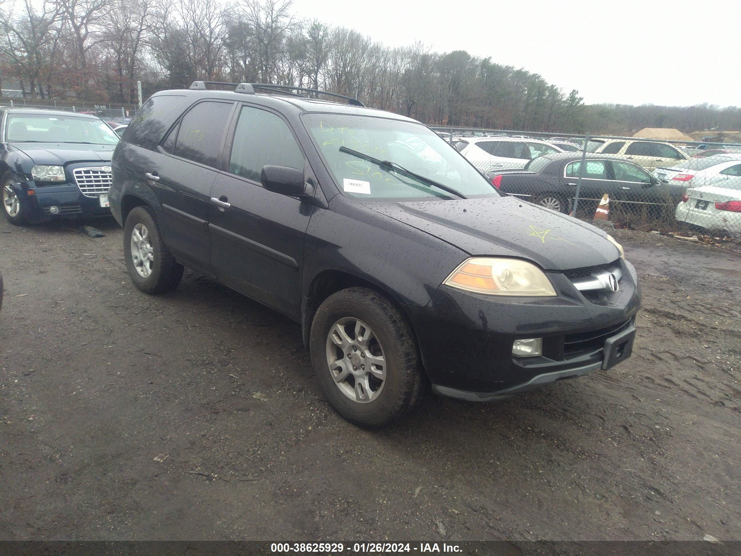 acura mdx 2005 2hnyd18635h526660