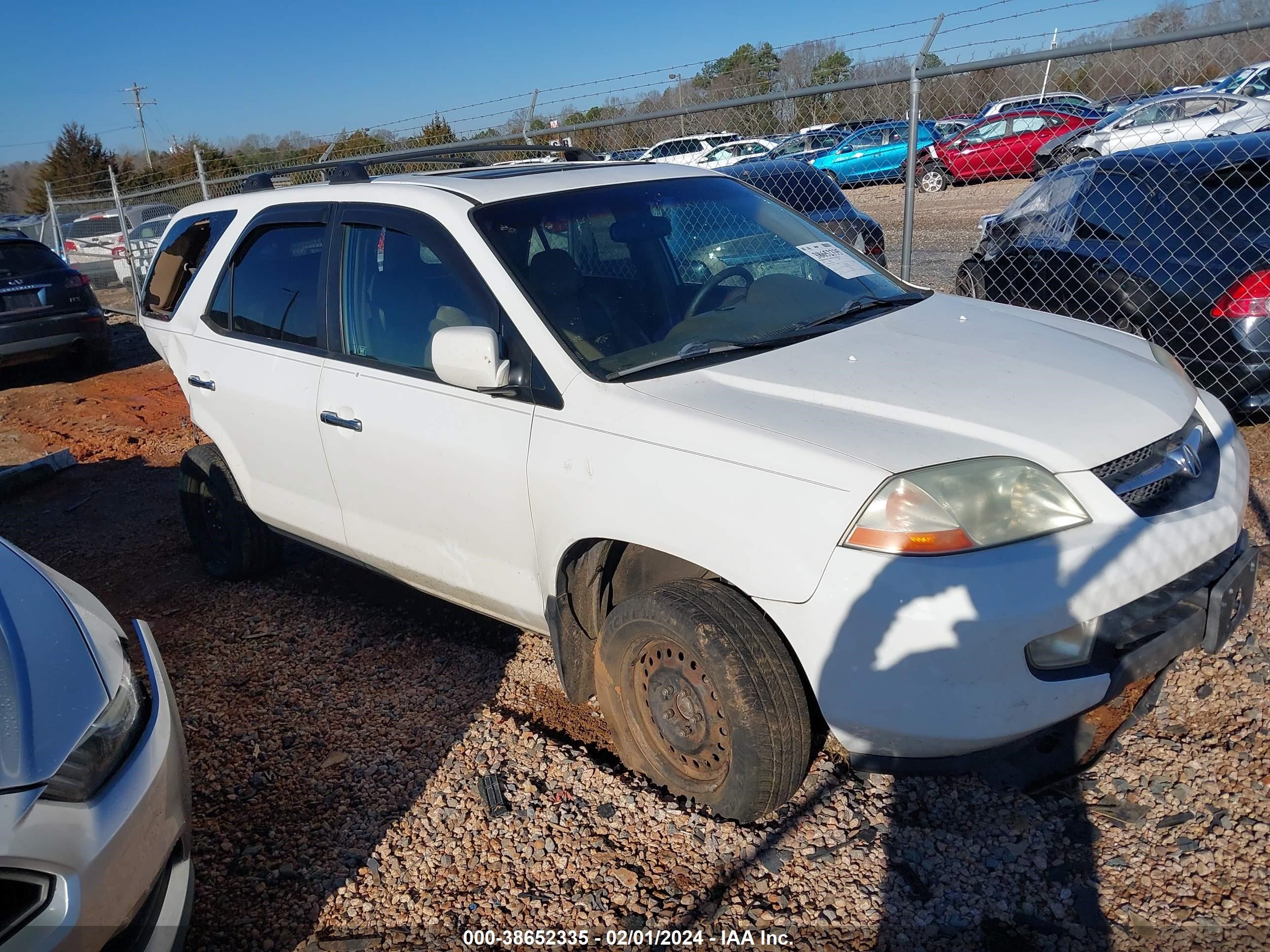 acura mdx 2002 2hnyd18652h524842