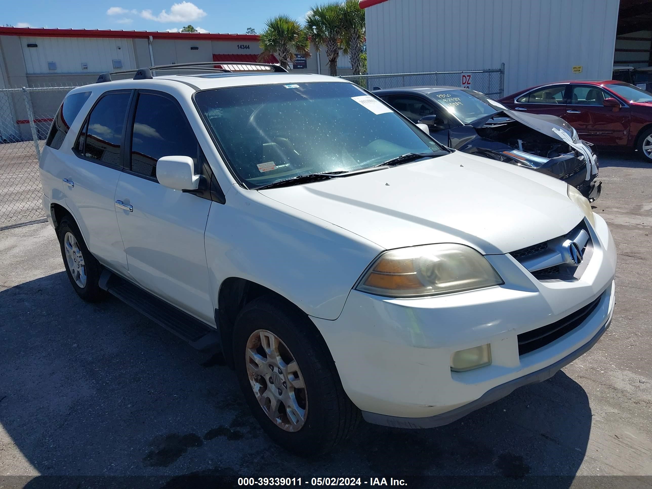 acura mdx 2006 2hnyd18696h546784