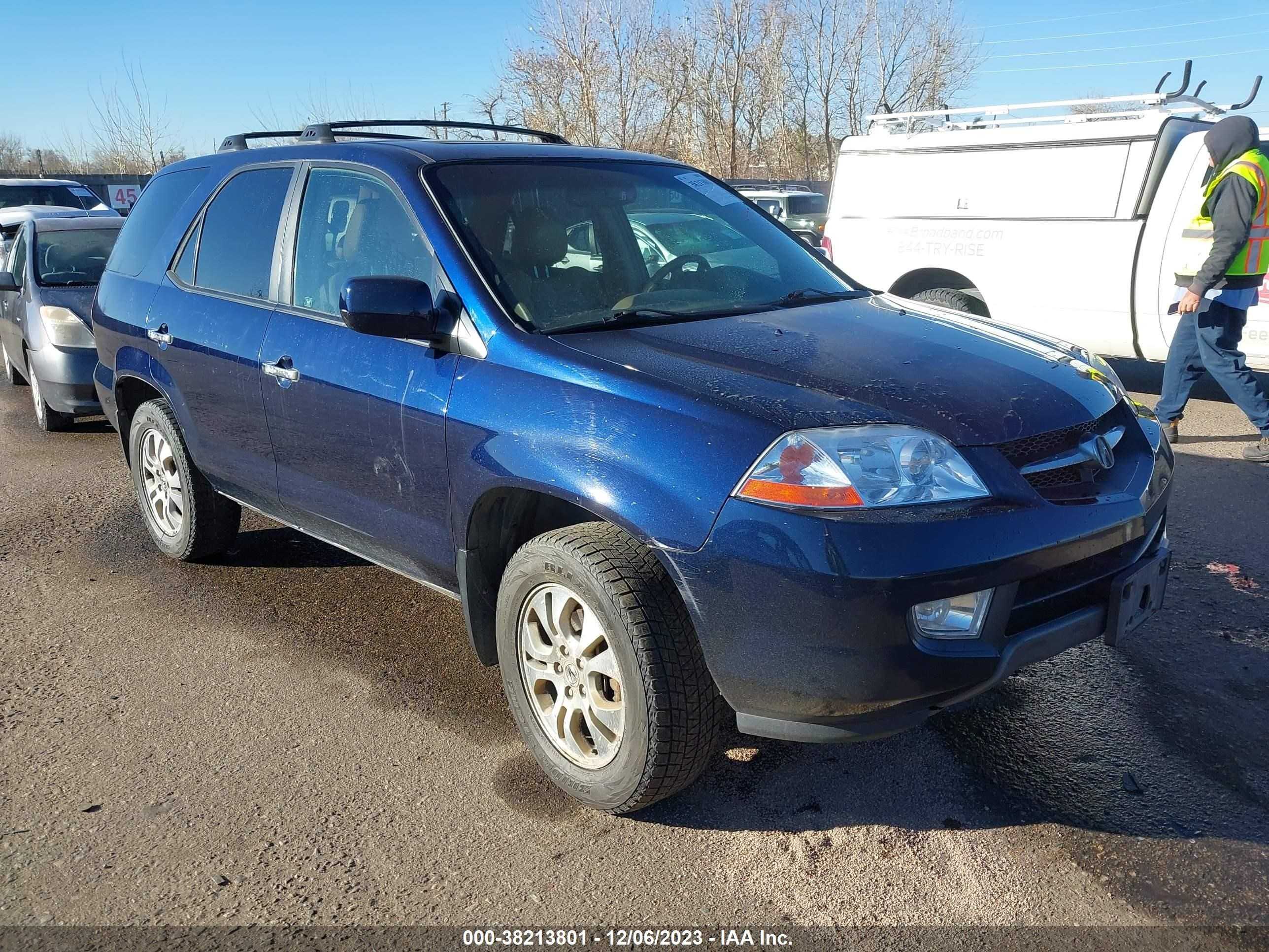 acura mdx 2003 2hnyd186x3h532467