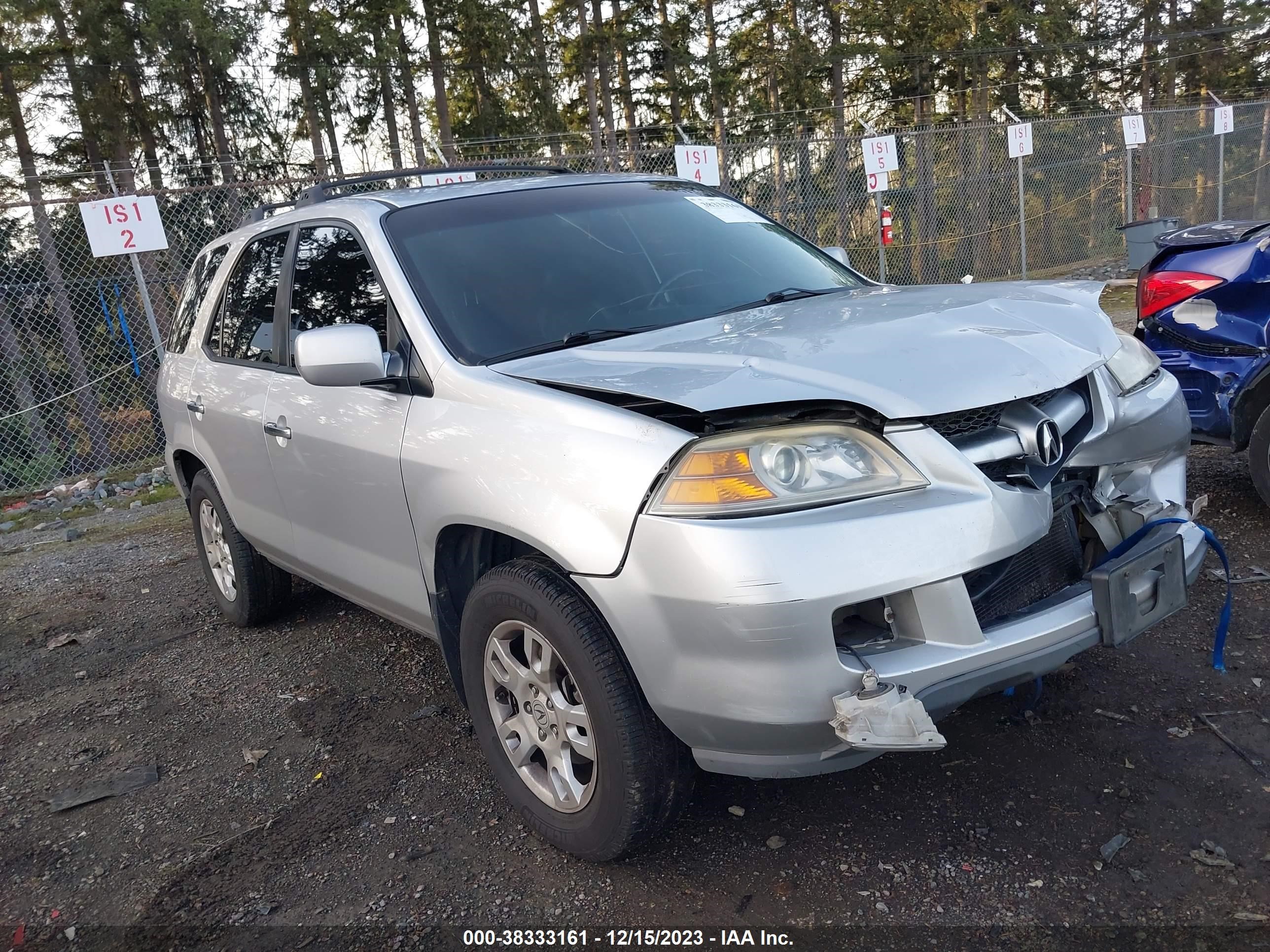 acura mdx 2006 2hnyd18736h542738