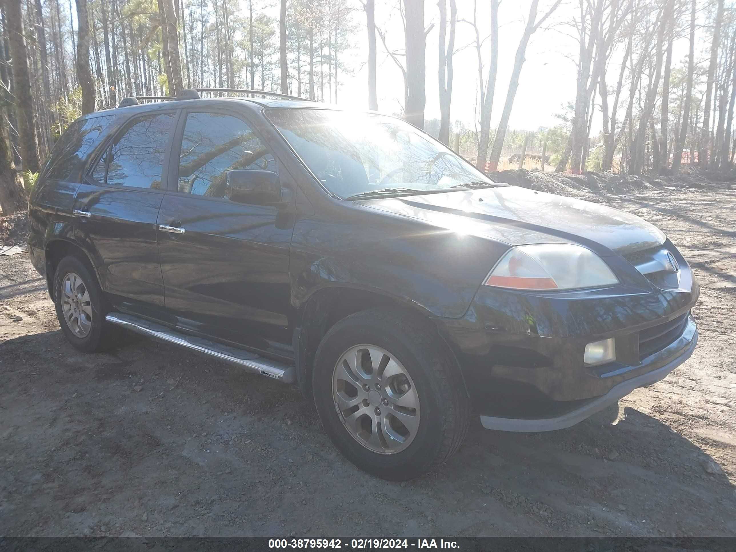 acura mdx 2003 2hnyd18753h554191