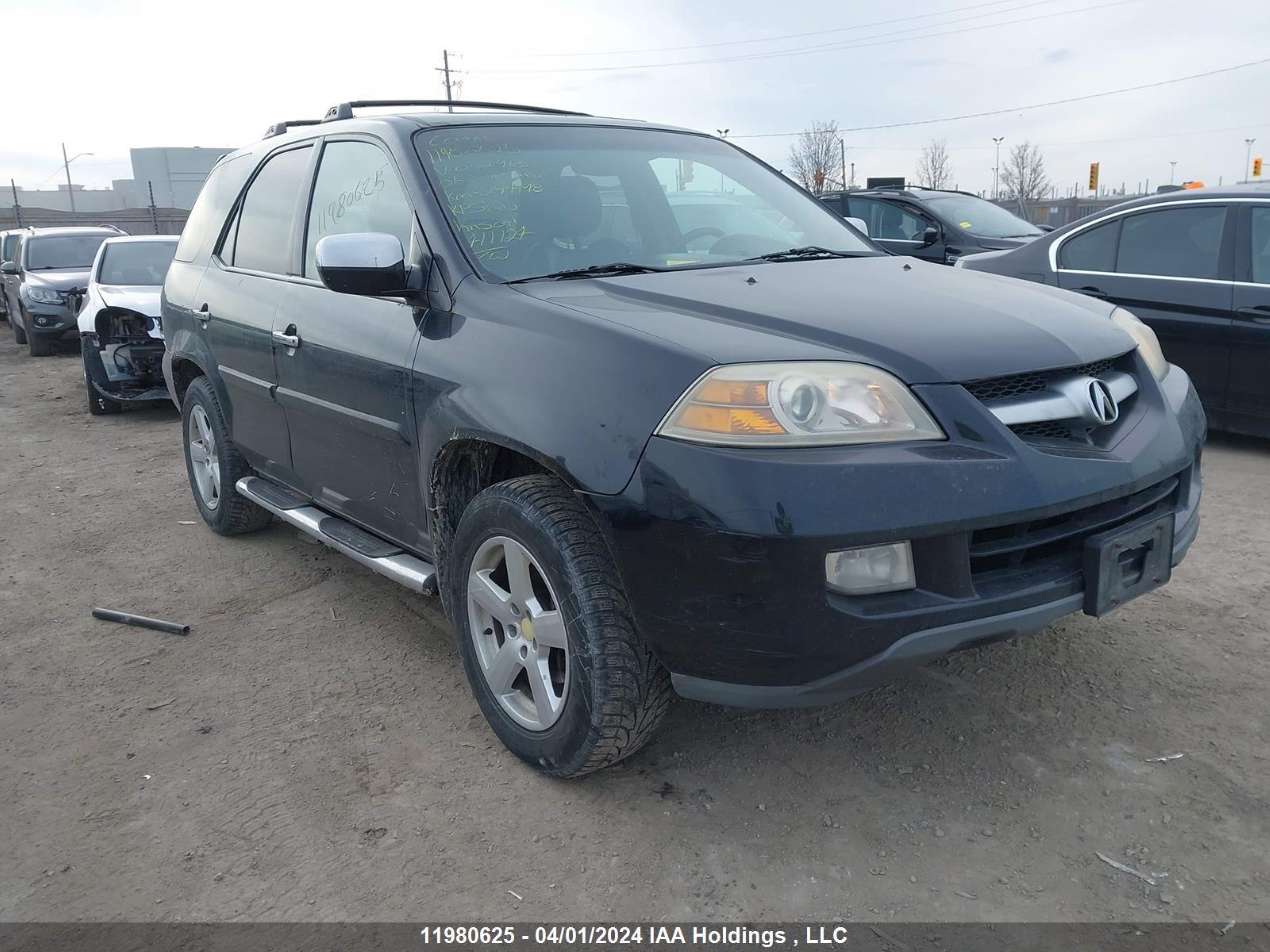 acura mdx 2006 2hnyd18766h002963