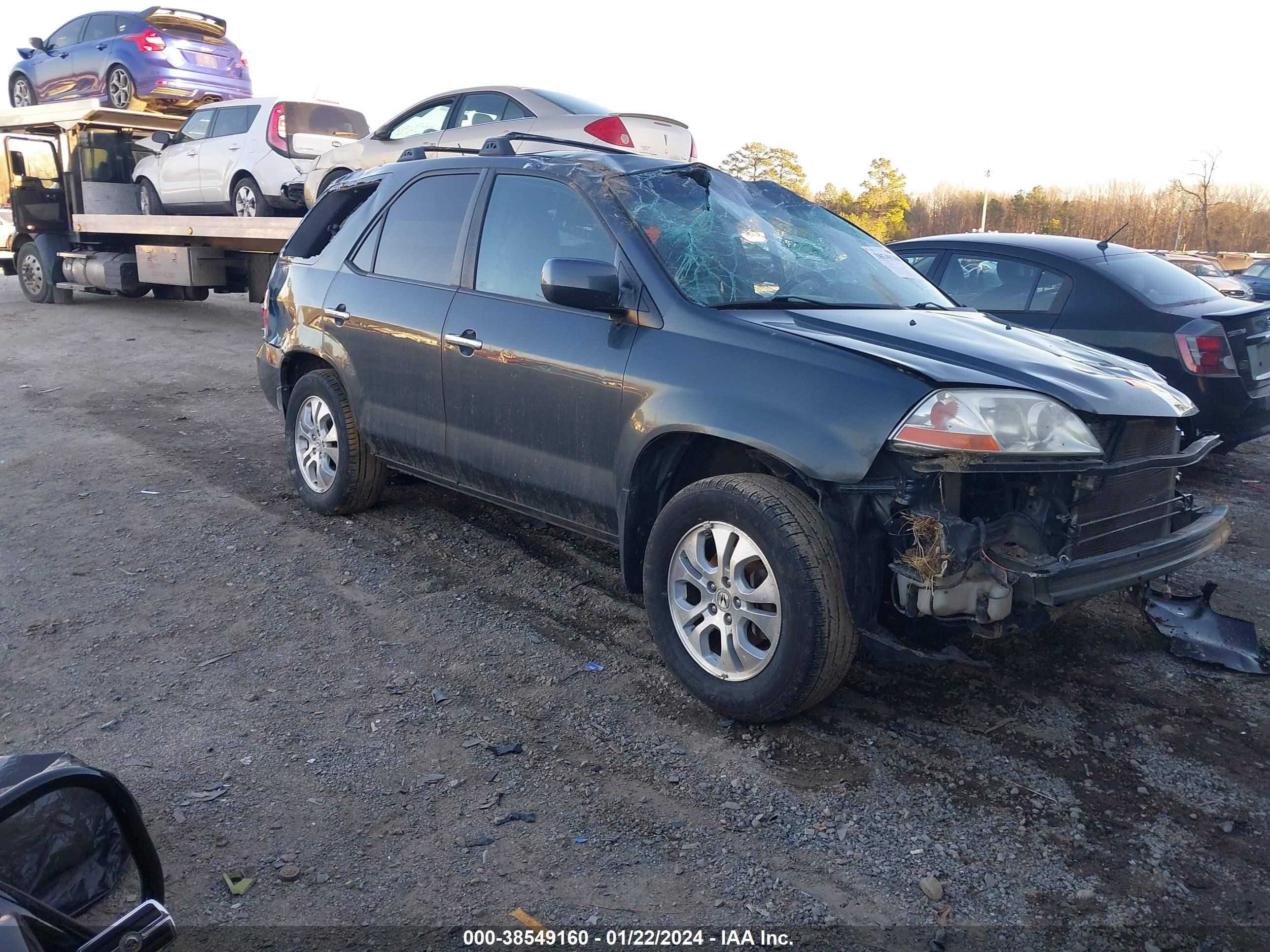 acura mdx 2003 2hnyd18793h514891