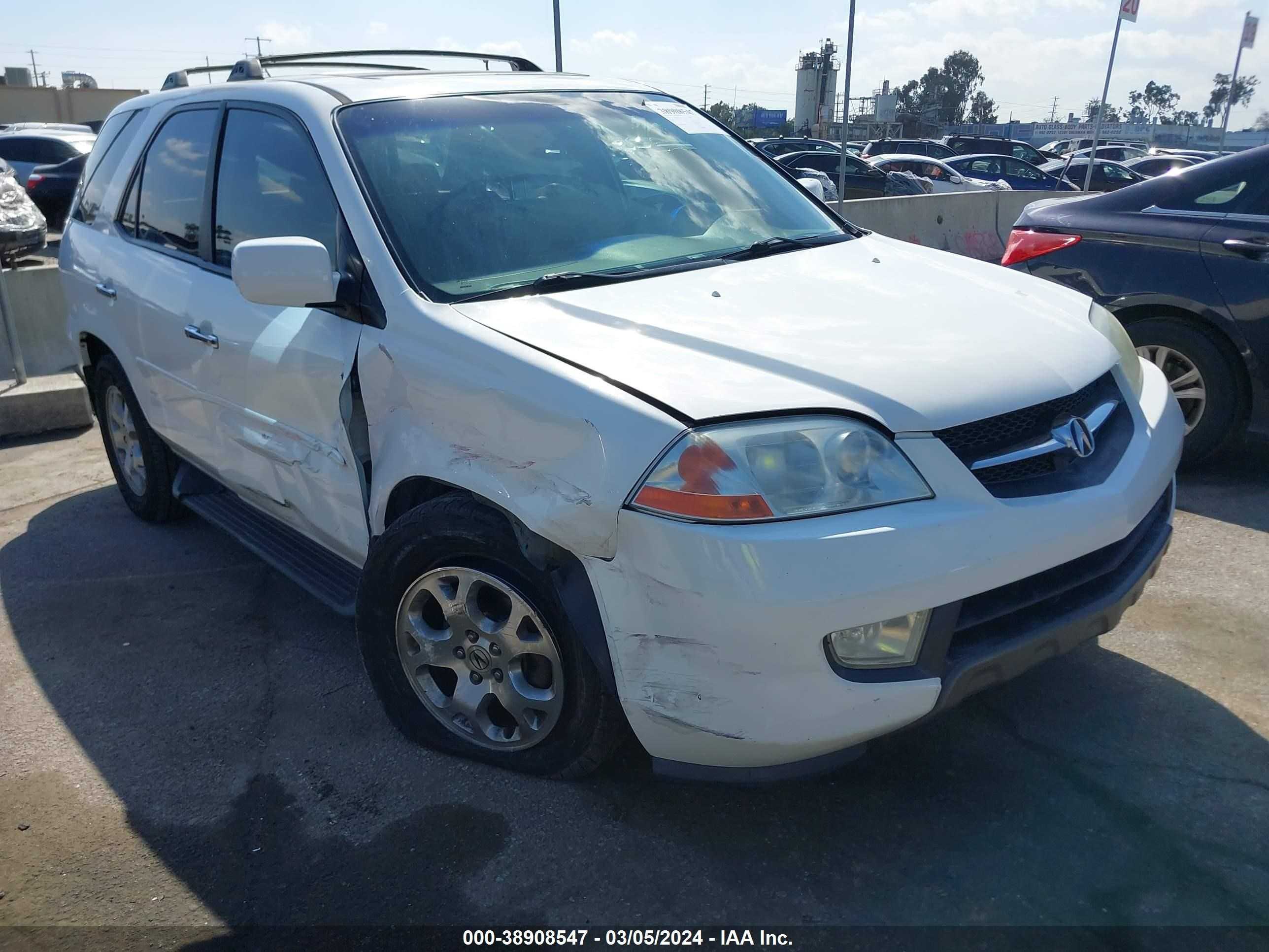 acura mdx 2002 2hnyd18842h512554