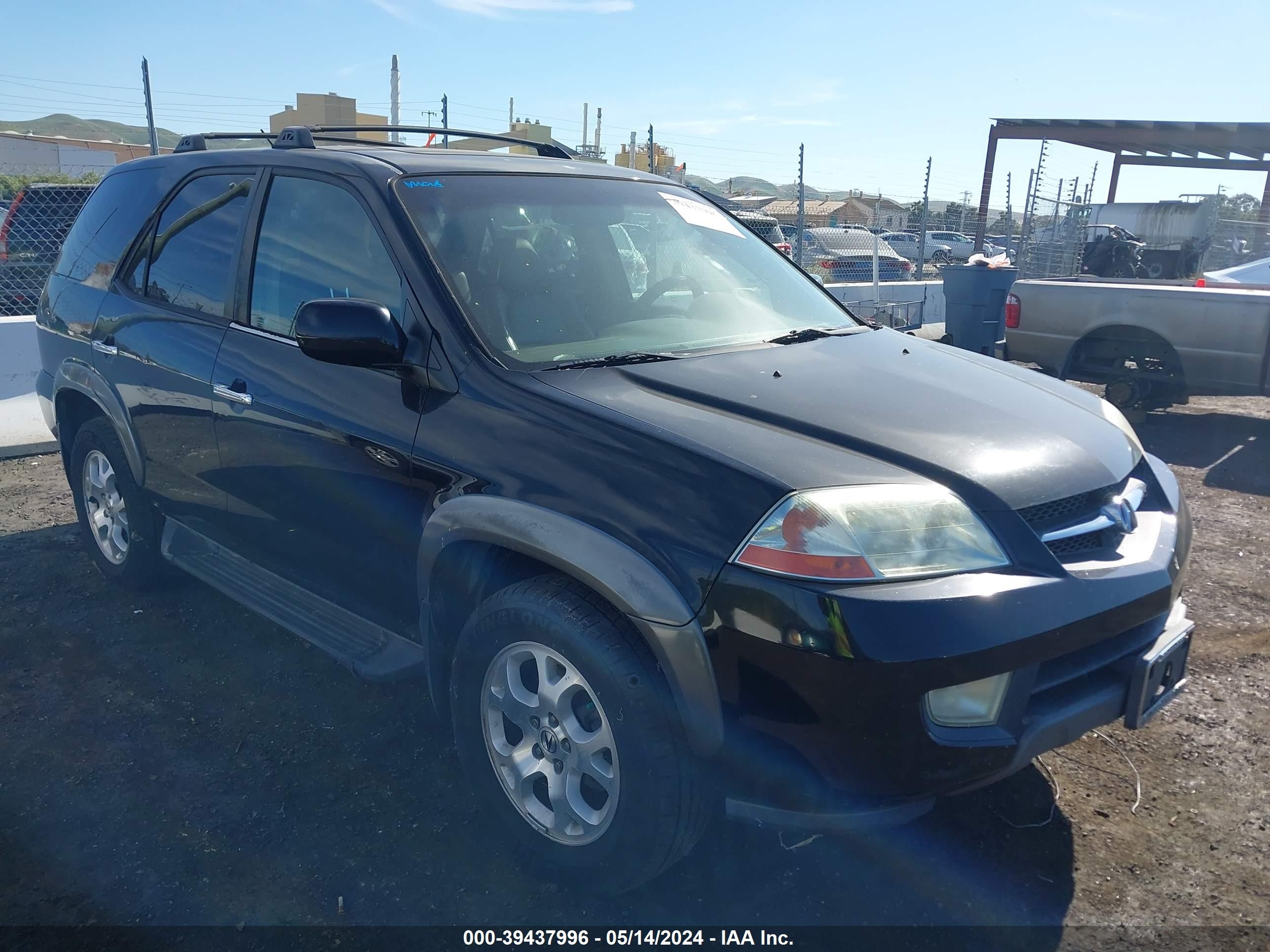 acura mdx 2001 2hnyd18851h522654