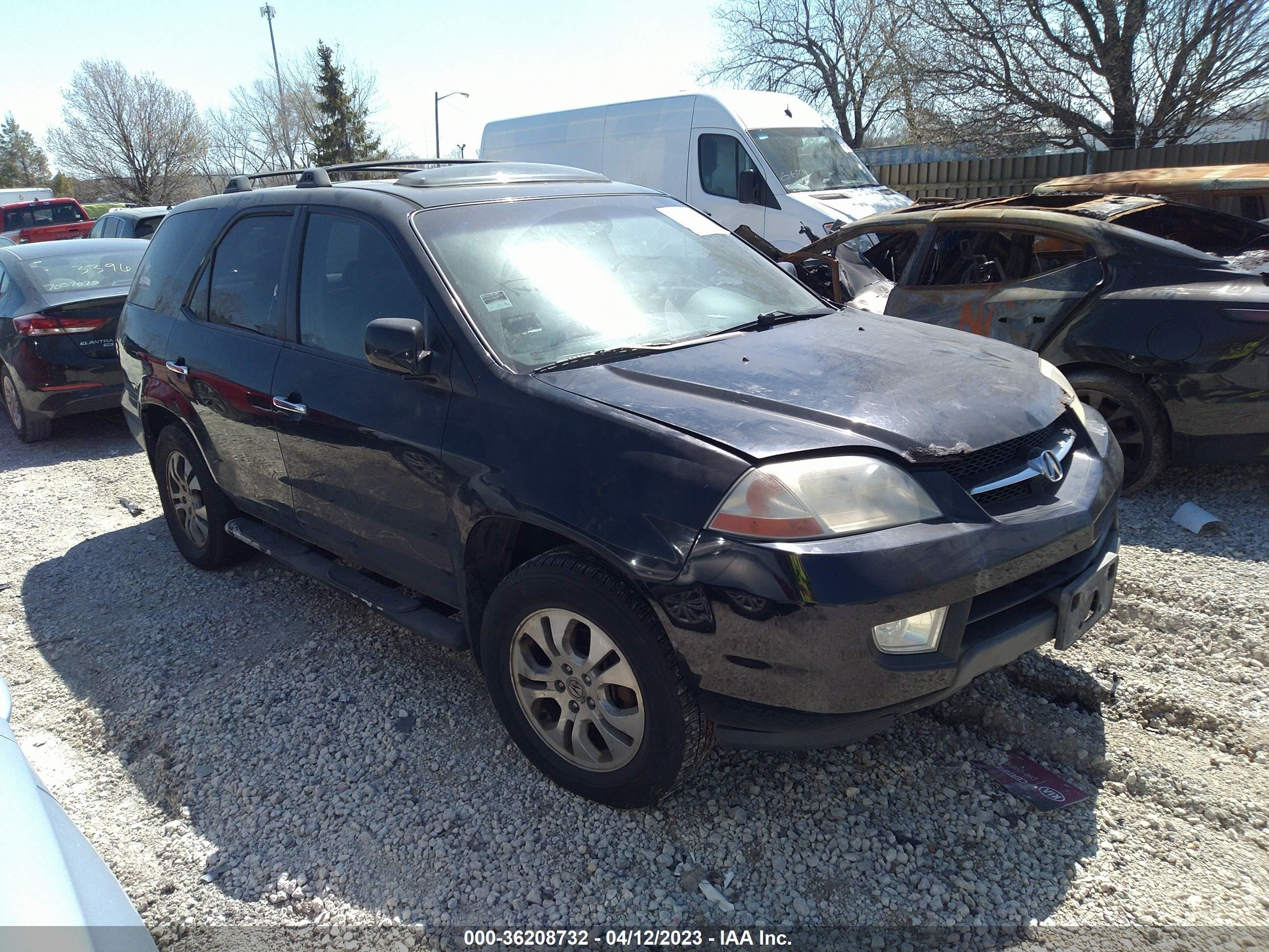 acura mdx 2003 2hnyd18863h506949