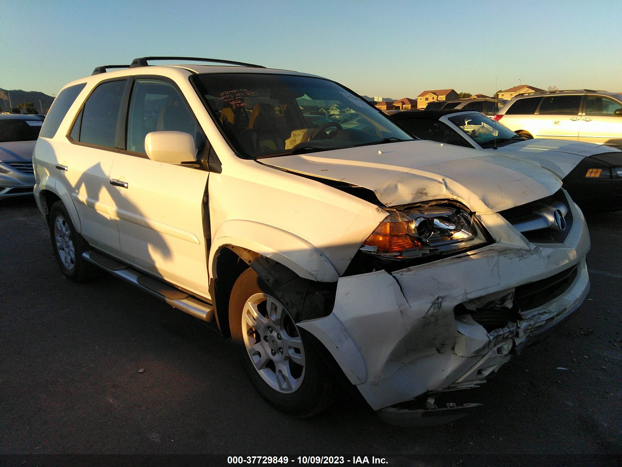 acura mdx 2005 2hnyd18865h532289