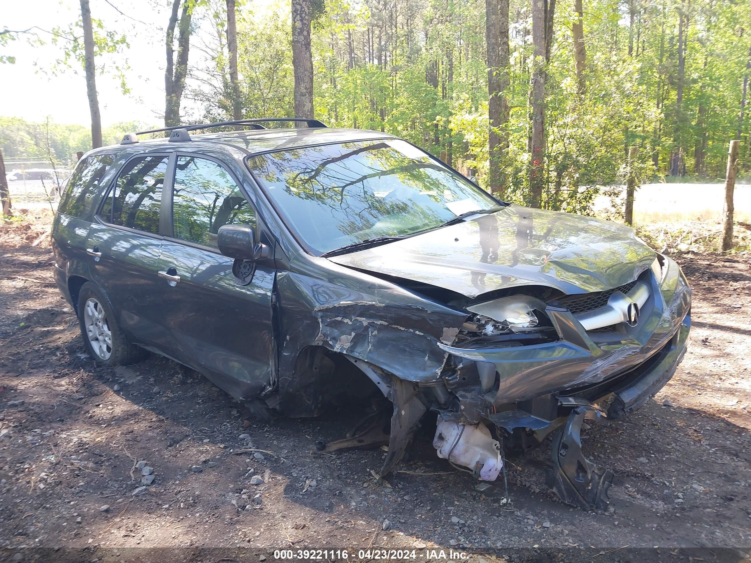 acura mdx 2005 2hnyd18875h514531