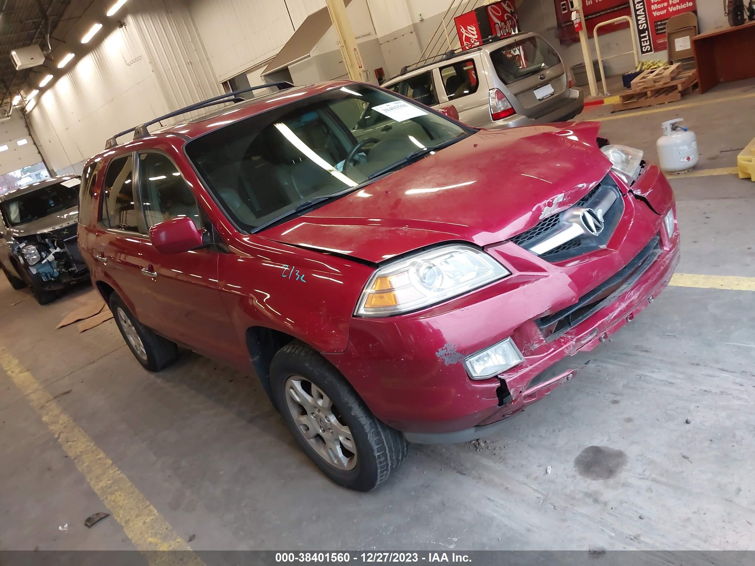 acura mdx 2005 2hnyd188x5h556045