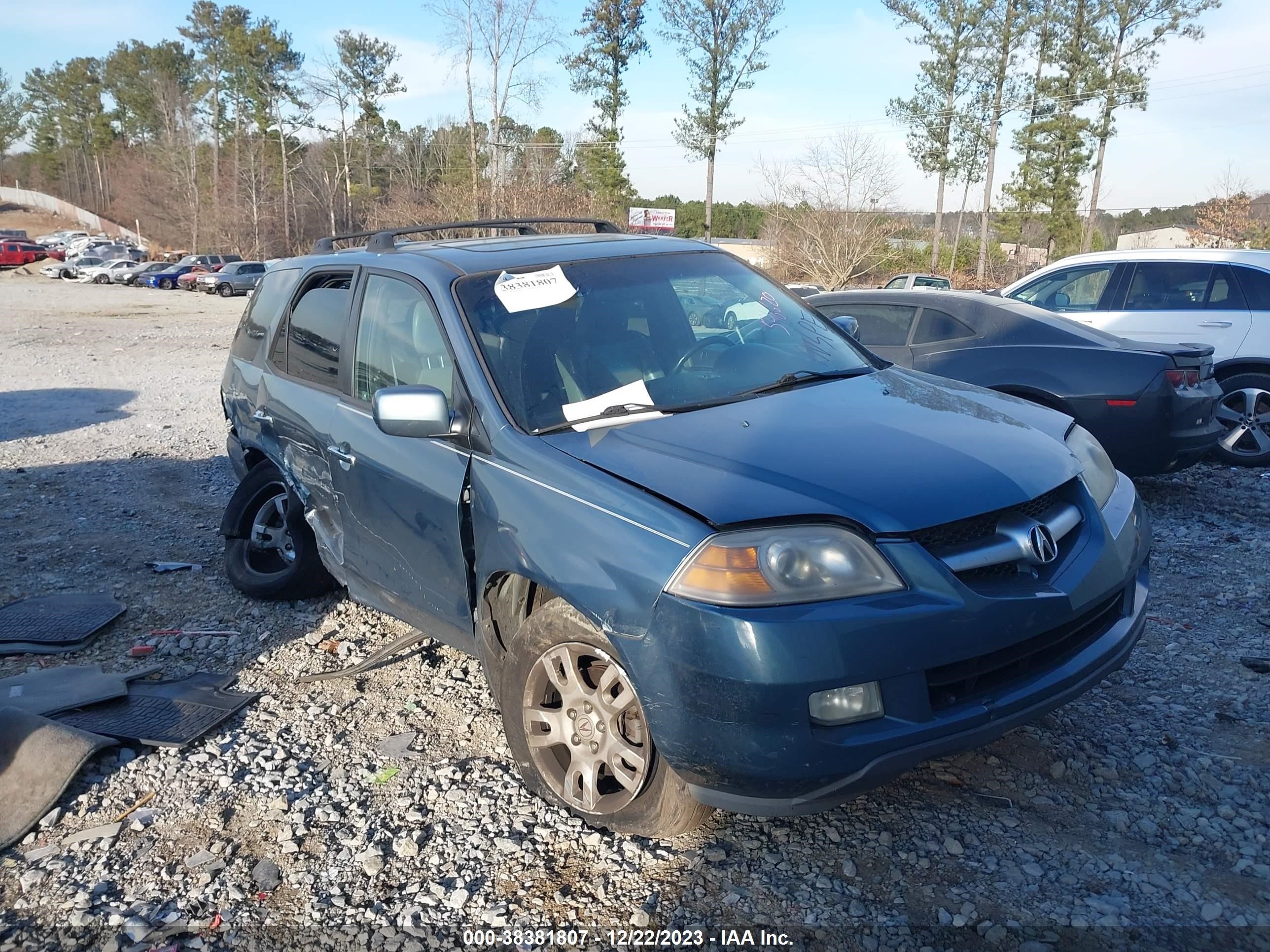 acura mdx 2006 2hnyd188x6h546620